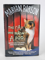 The Cat who Wasn't a Dog, Marian Babson — 1st Edition, Signed & Inscribed