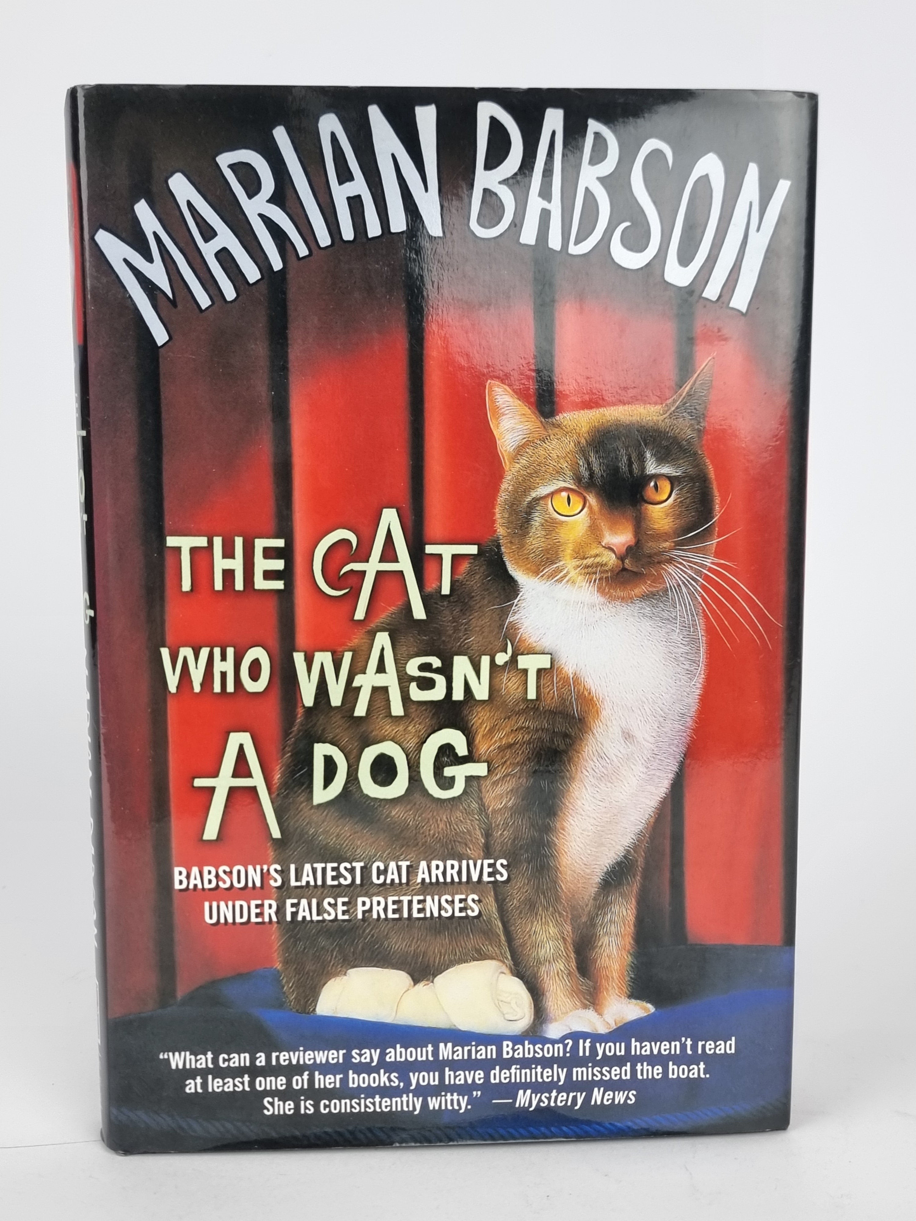 The Cat who Wasn't a Dog, Marian Babson — 1st Edition, Signed & Inscribed
