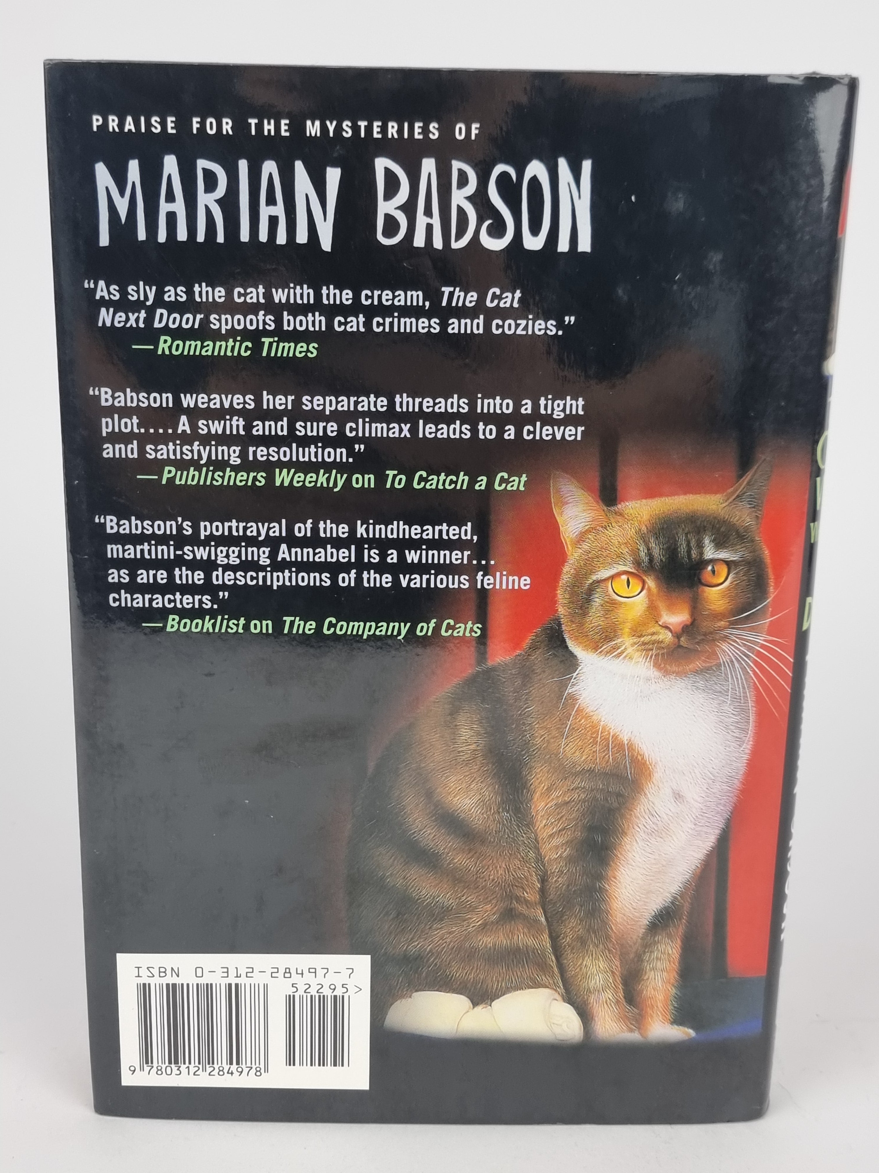 The Cat who Wasn't a Dog, Marian Babson — 1st Edition, Signed & Inscribed