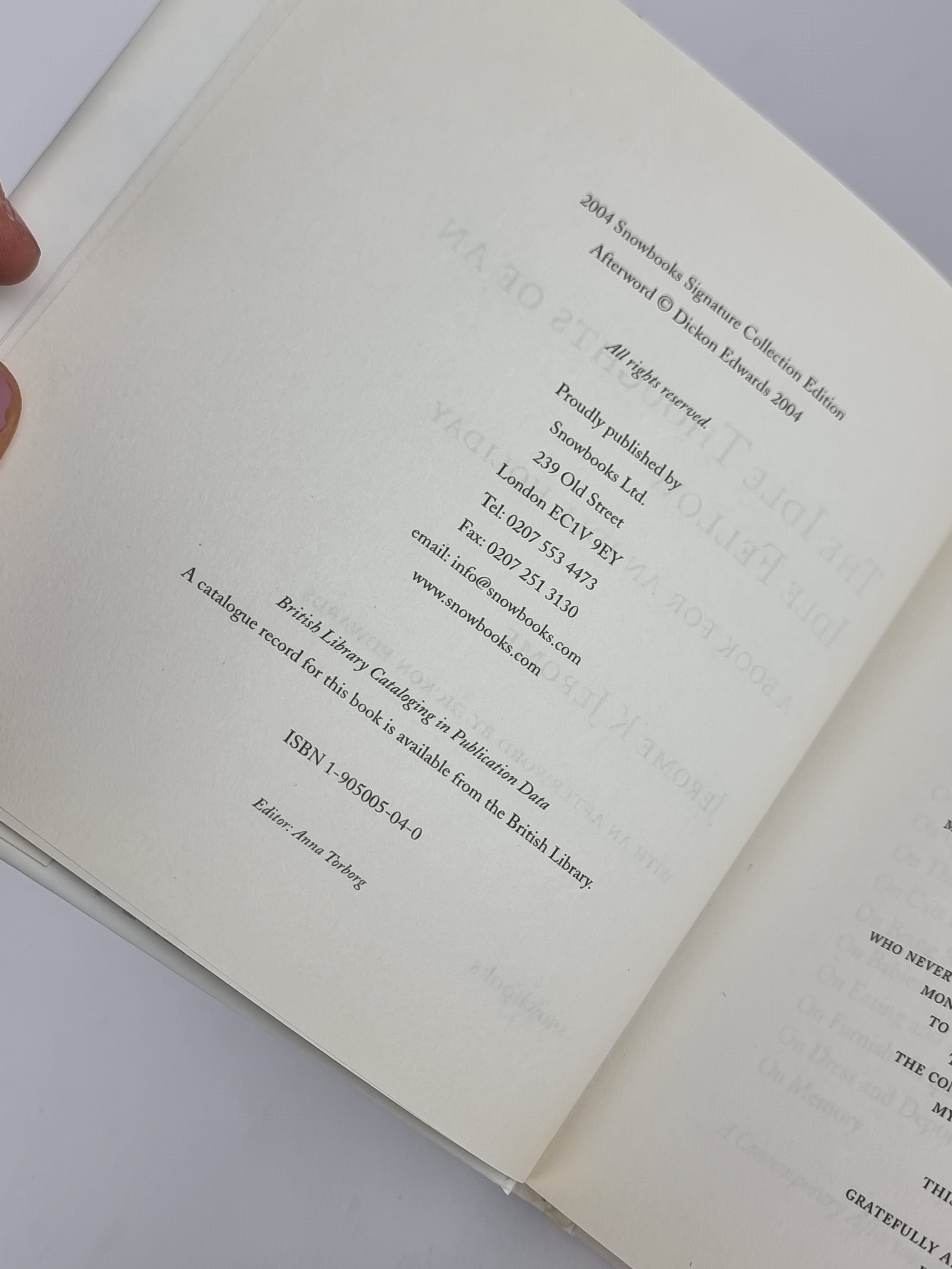 The Idle Thoughts of an Idle Fellow, Jerome K Jerome — Snowbooks Edition