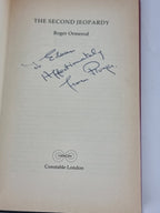 The Second Jeopardy, Roger Ormerod — 1st Edition, Signed & Inscribed, with Letter