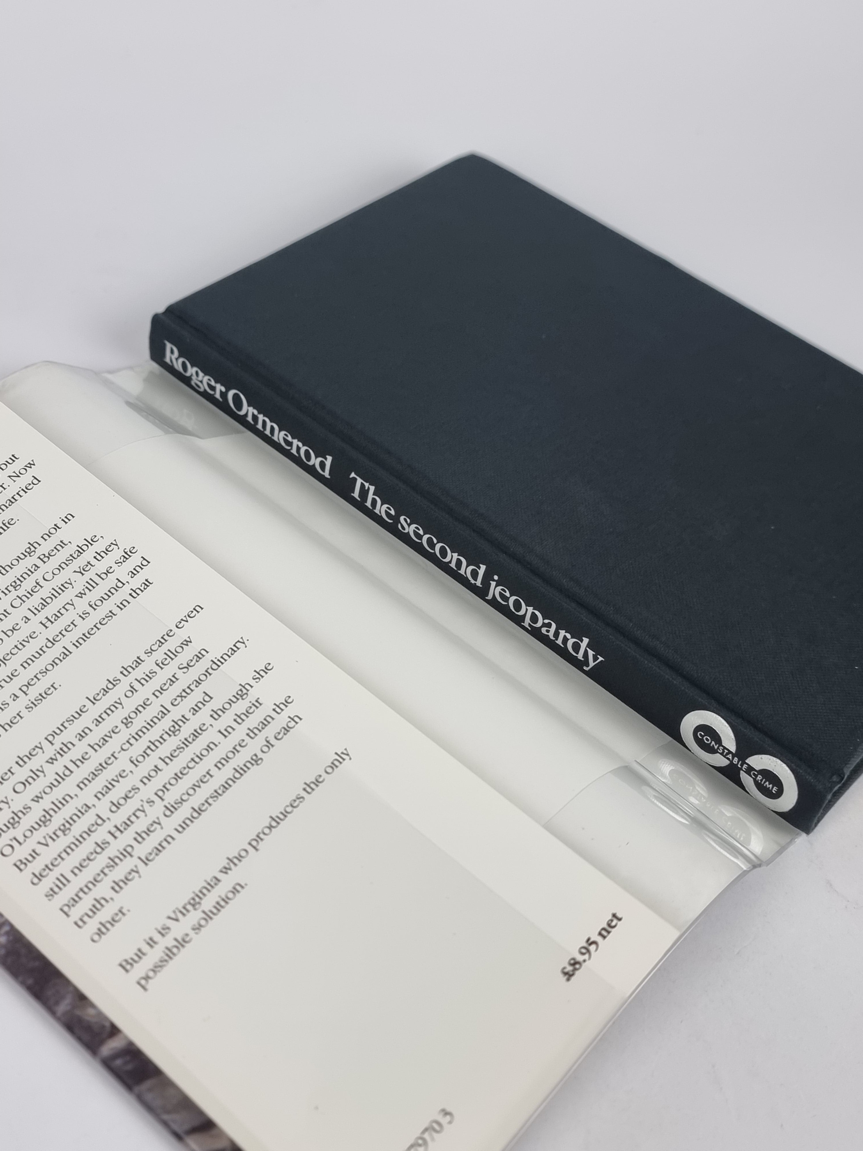 The Second Jeopardy, Roger Ormerod — 1st Edition, Signed & Inscribed, with Letter