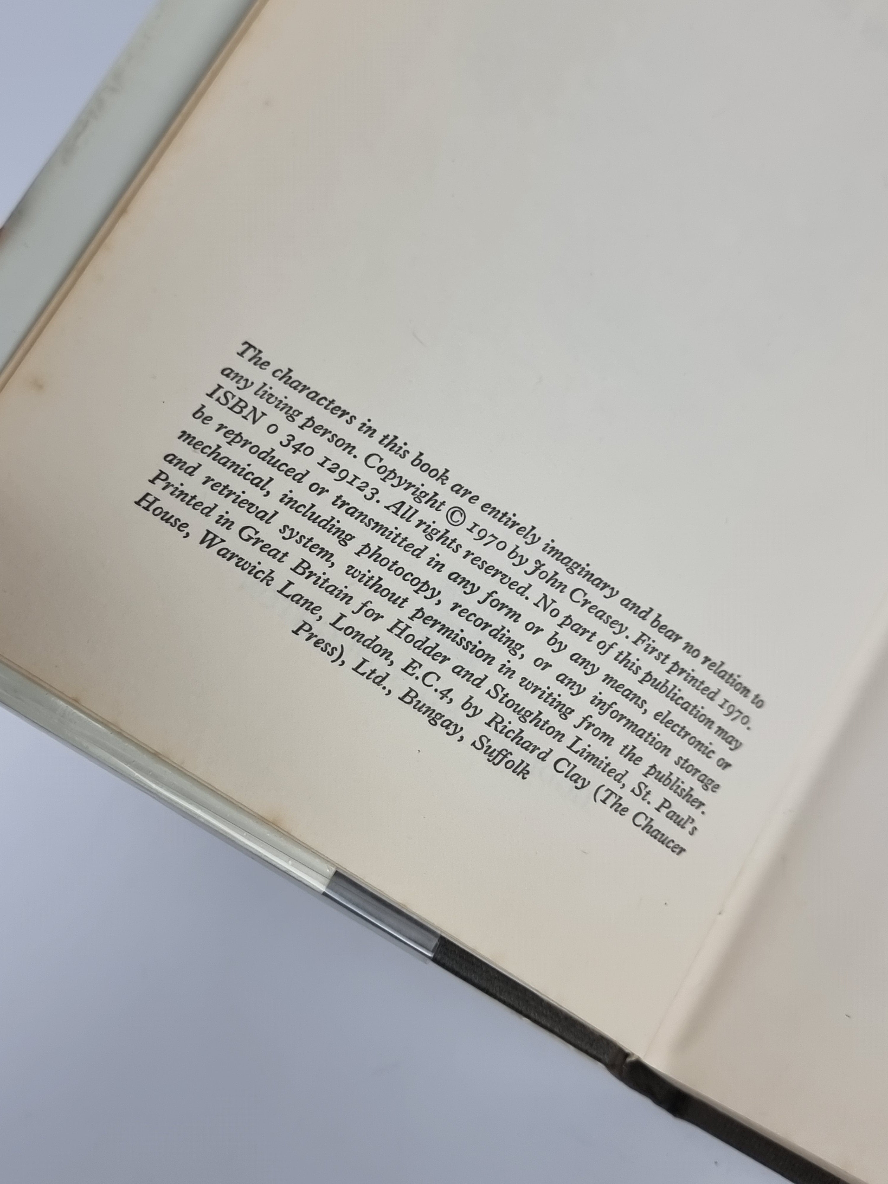 The Smog, John Creasey — 1st Edition