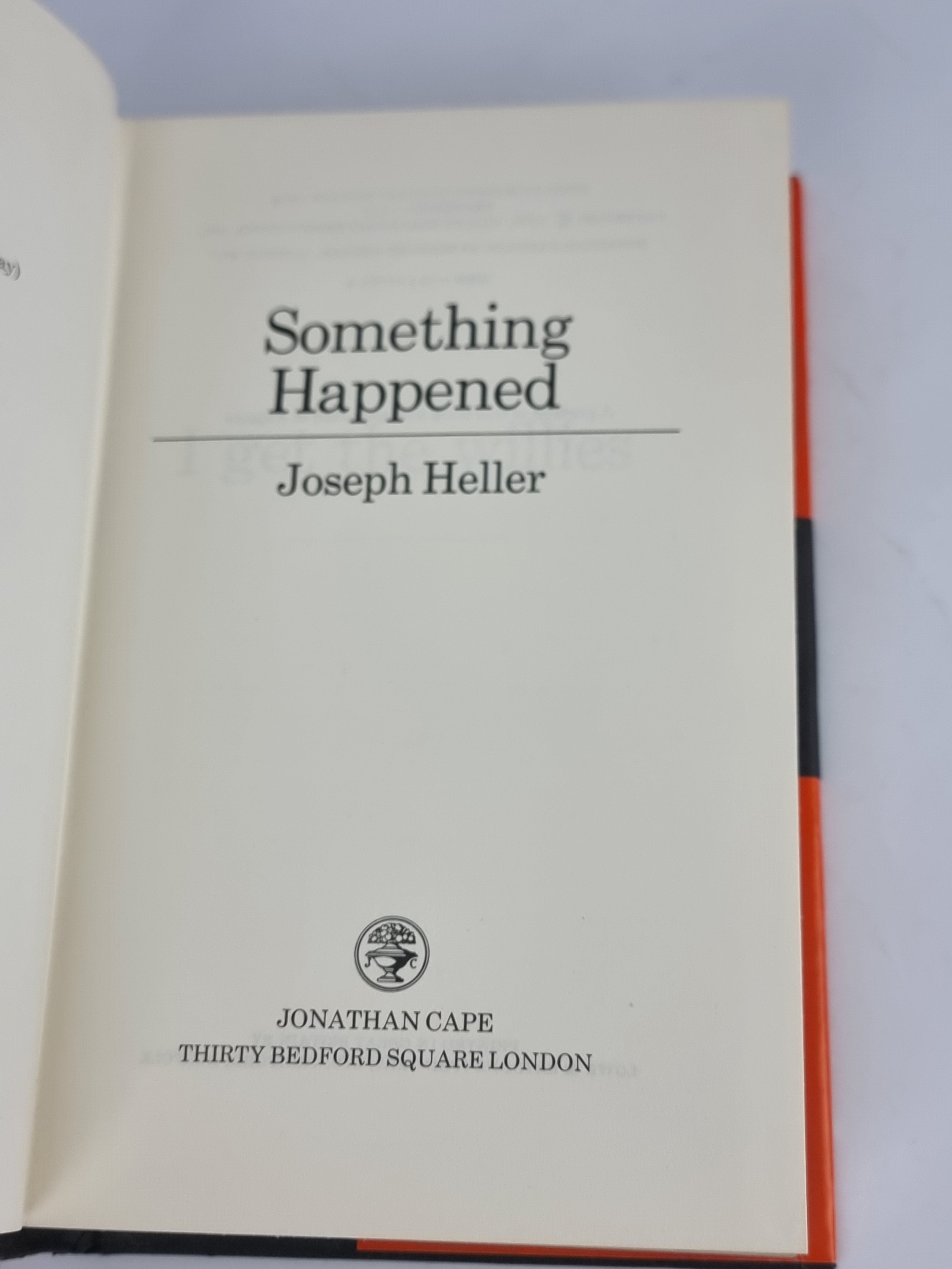 Something Happened, Joseph Heller — 1st English Edition (Early Reprint)
