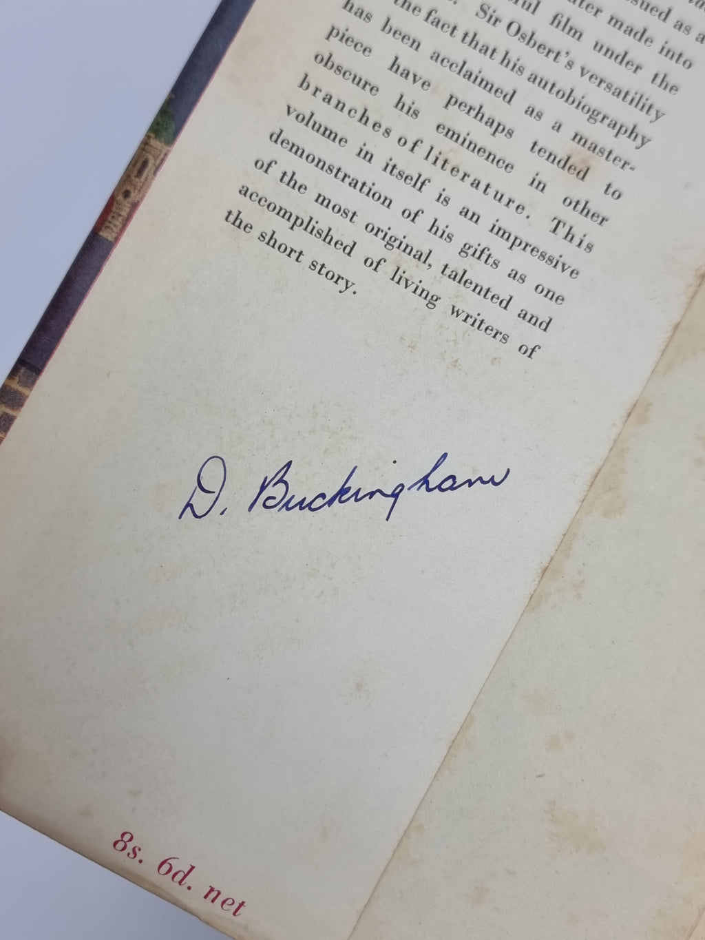 The Death of a God and Other Stories, Osbert Sitwell — 1st Edition