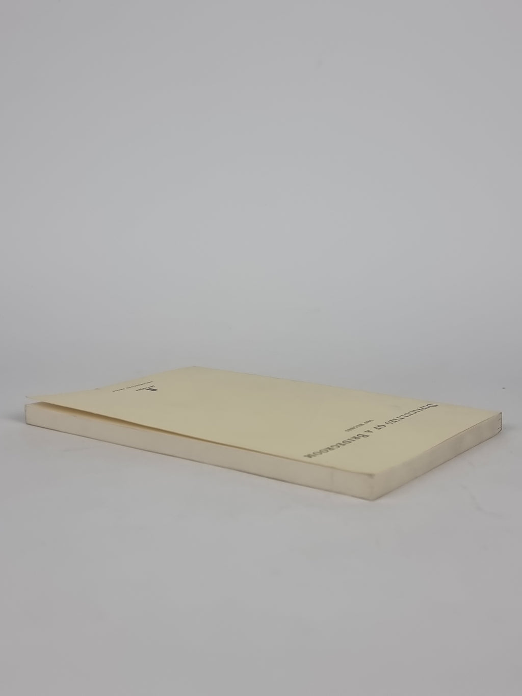 Difficulties of a Bridegroom, Ted Hughes — Uncorrected Proof