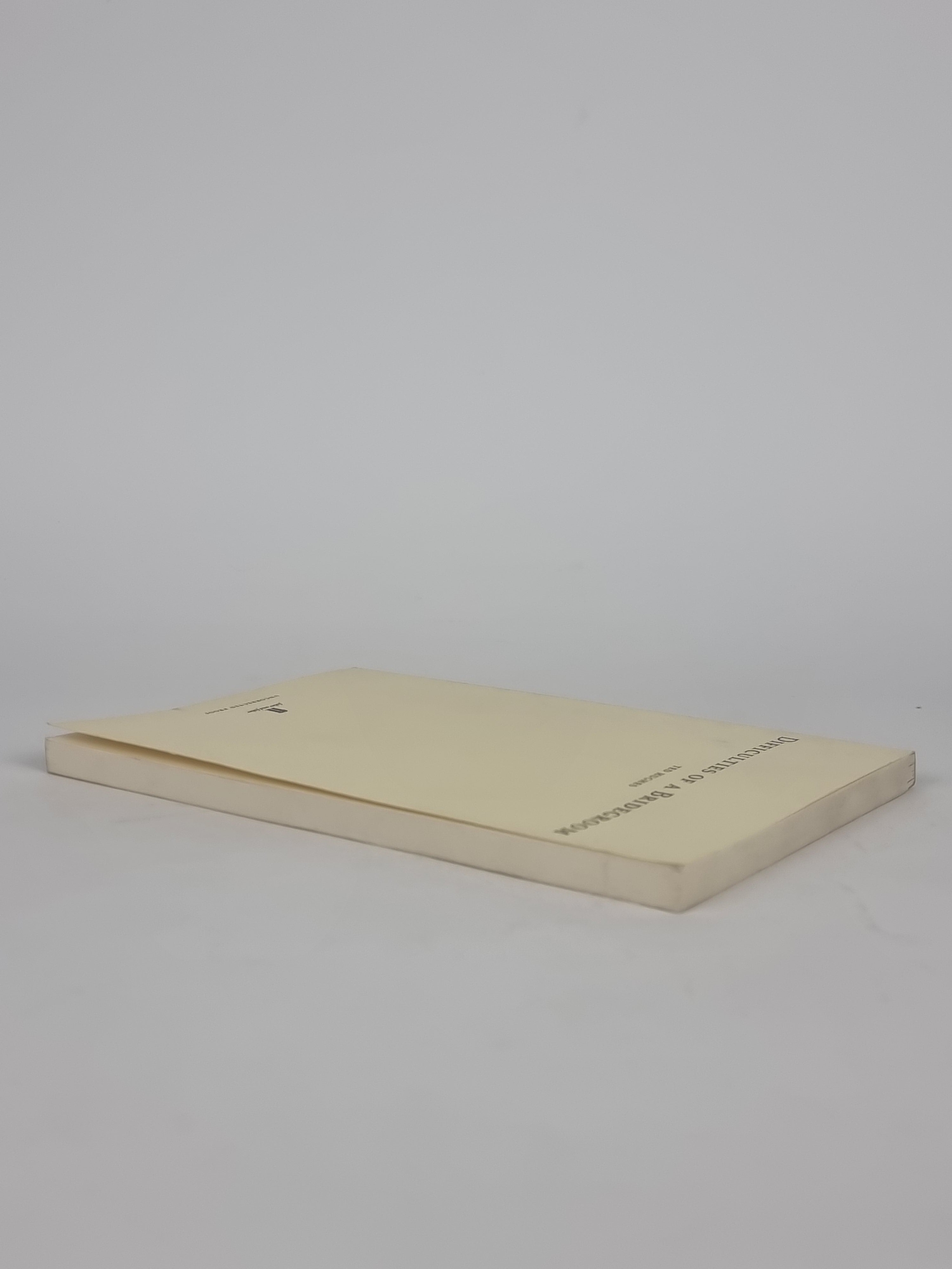 Difficulties of a Bridegroom, Ted Hughes — Uncorrected Proof