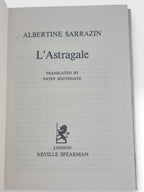 L'Astragale, Albertine Sarrazin — 1st English Edition