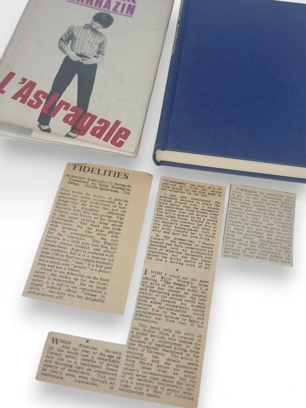 L'Astragale, Albertine Sarrazin — 1st English Edition