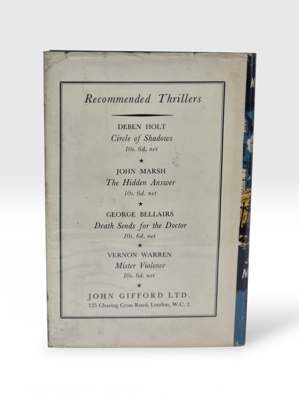 Murderer's Maze, John Marsh — 1st Edition