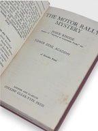 The Motor Rally Mystery, John Rhodes — 1st Edition