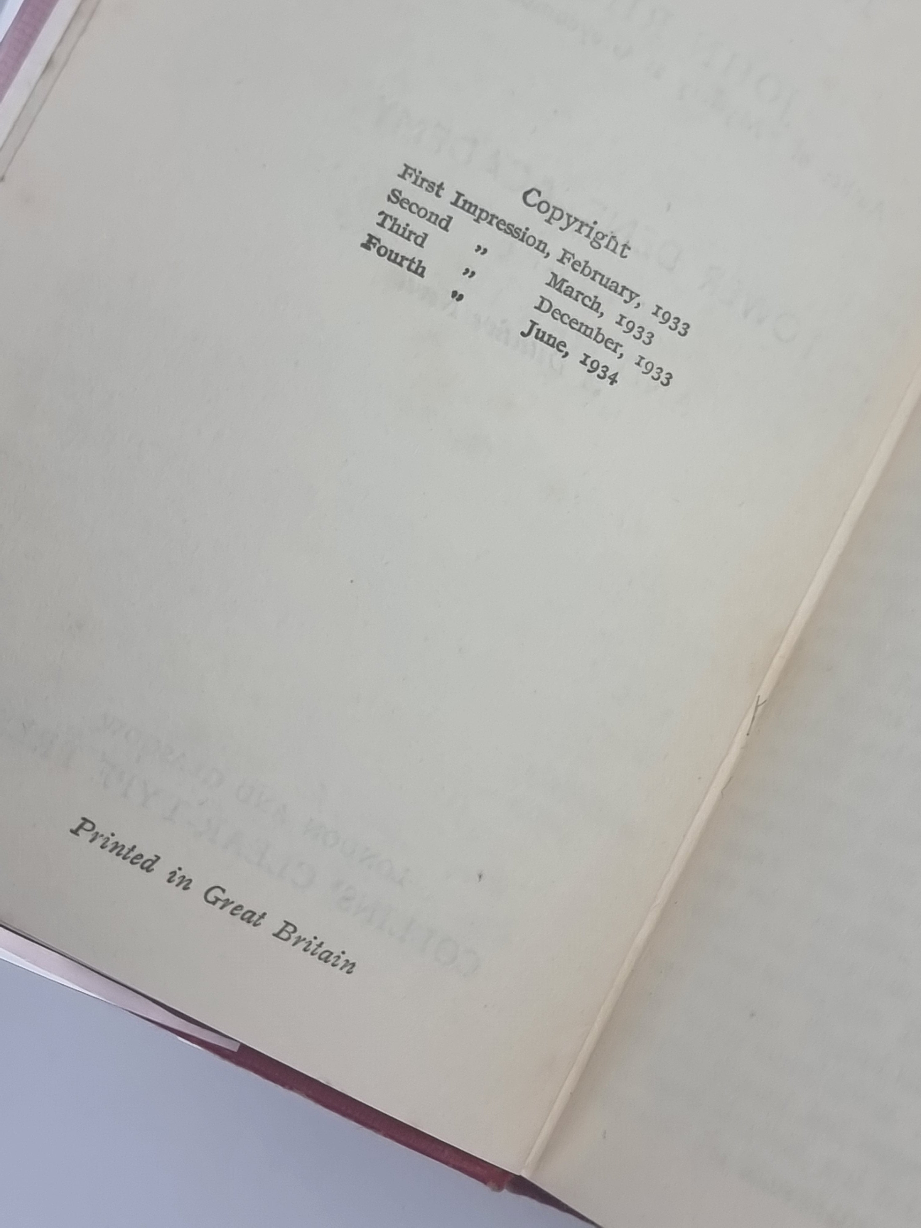 The Motor Rally Mystery, John Rhodes — 1st Edition