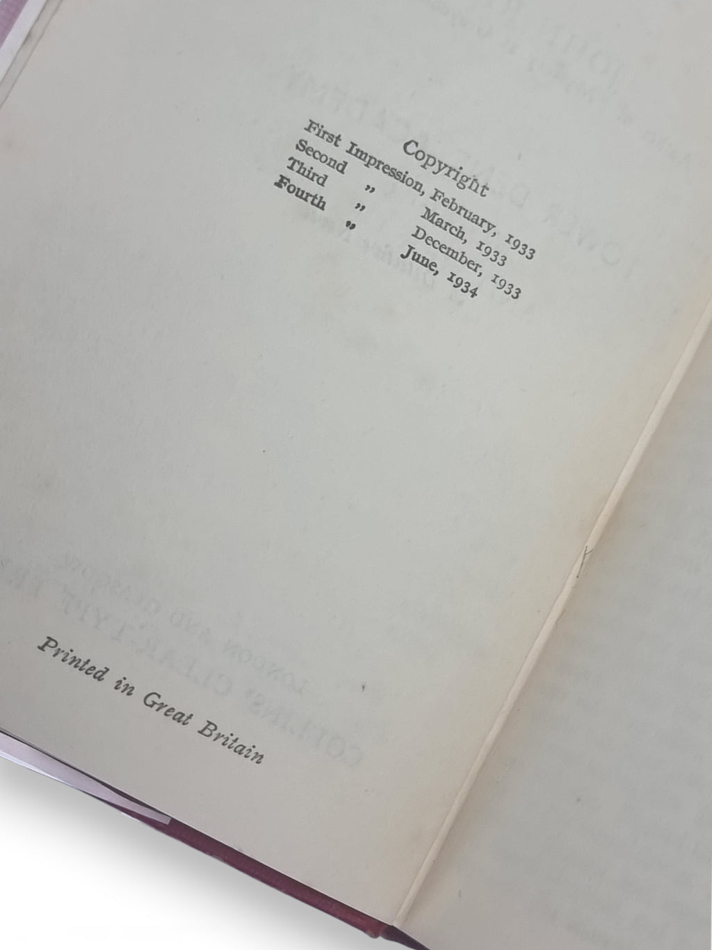 The Motor Rally Mystery, John Rhodes — 1st Edition