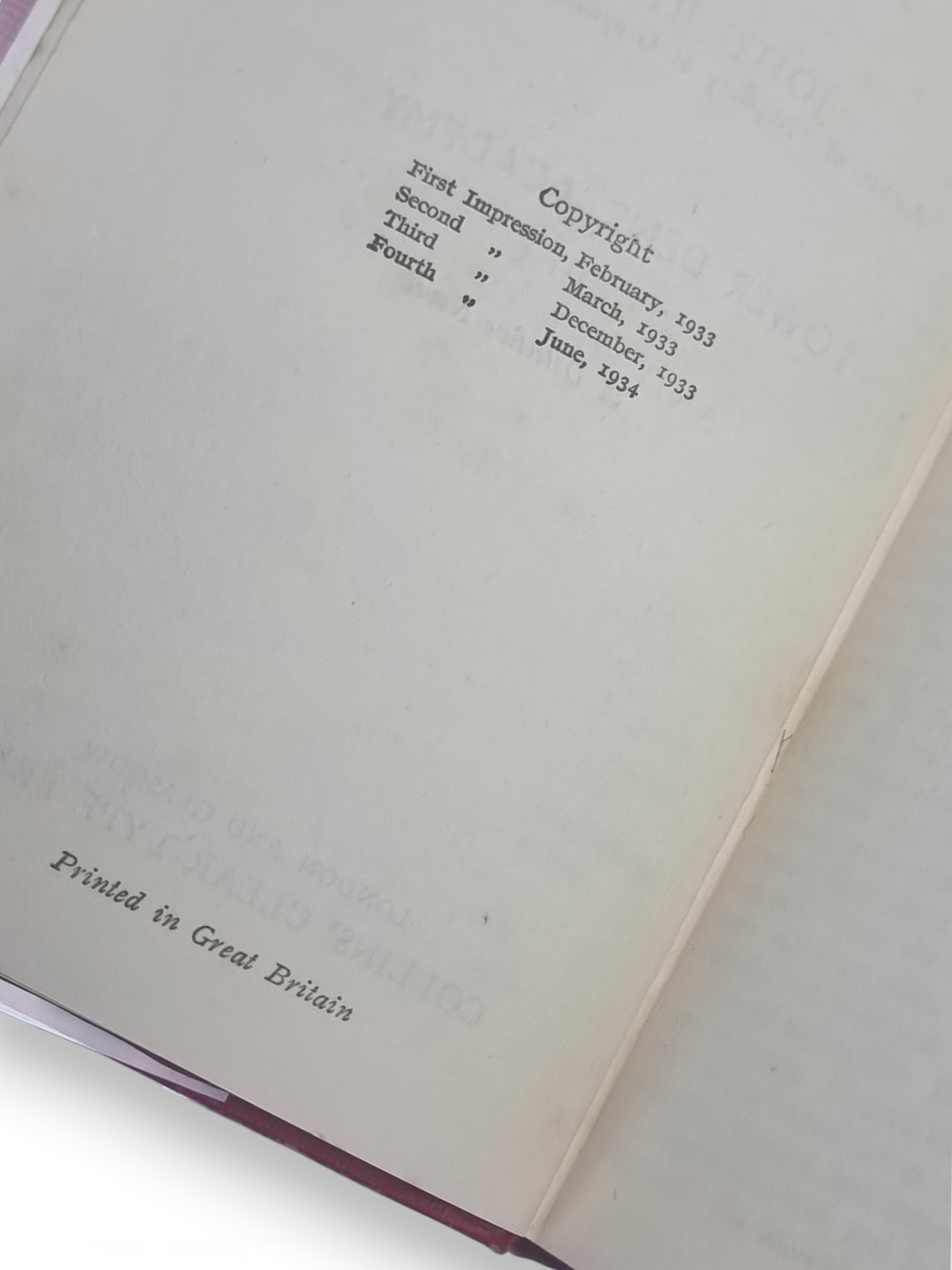 The Motor Rally Mystery, John Rhodes — 1st Edition