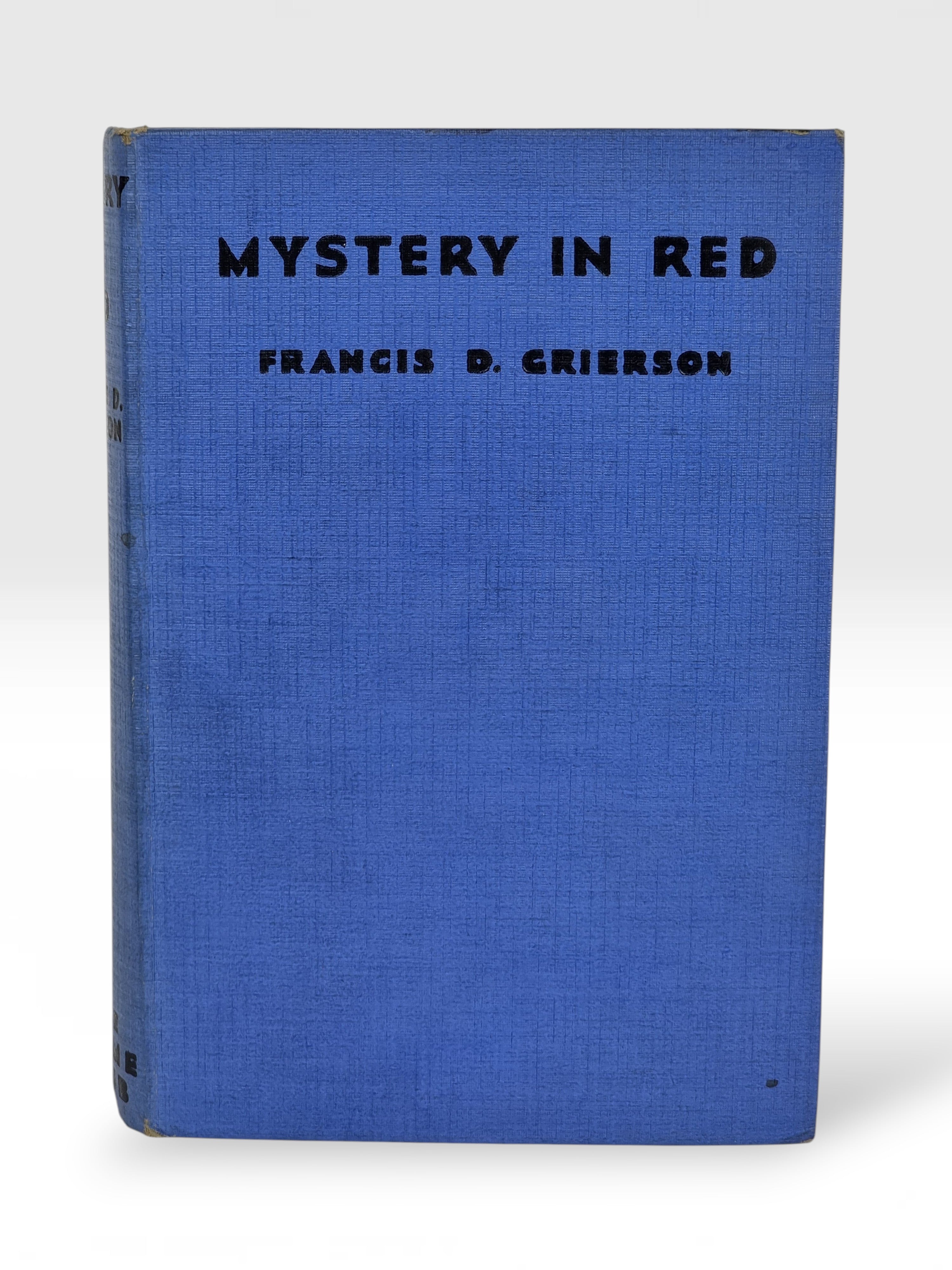 Mystery in Red, Francis D. Grierson — 1st Edition