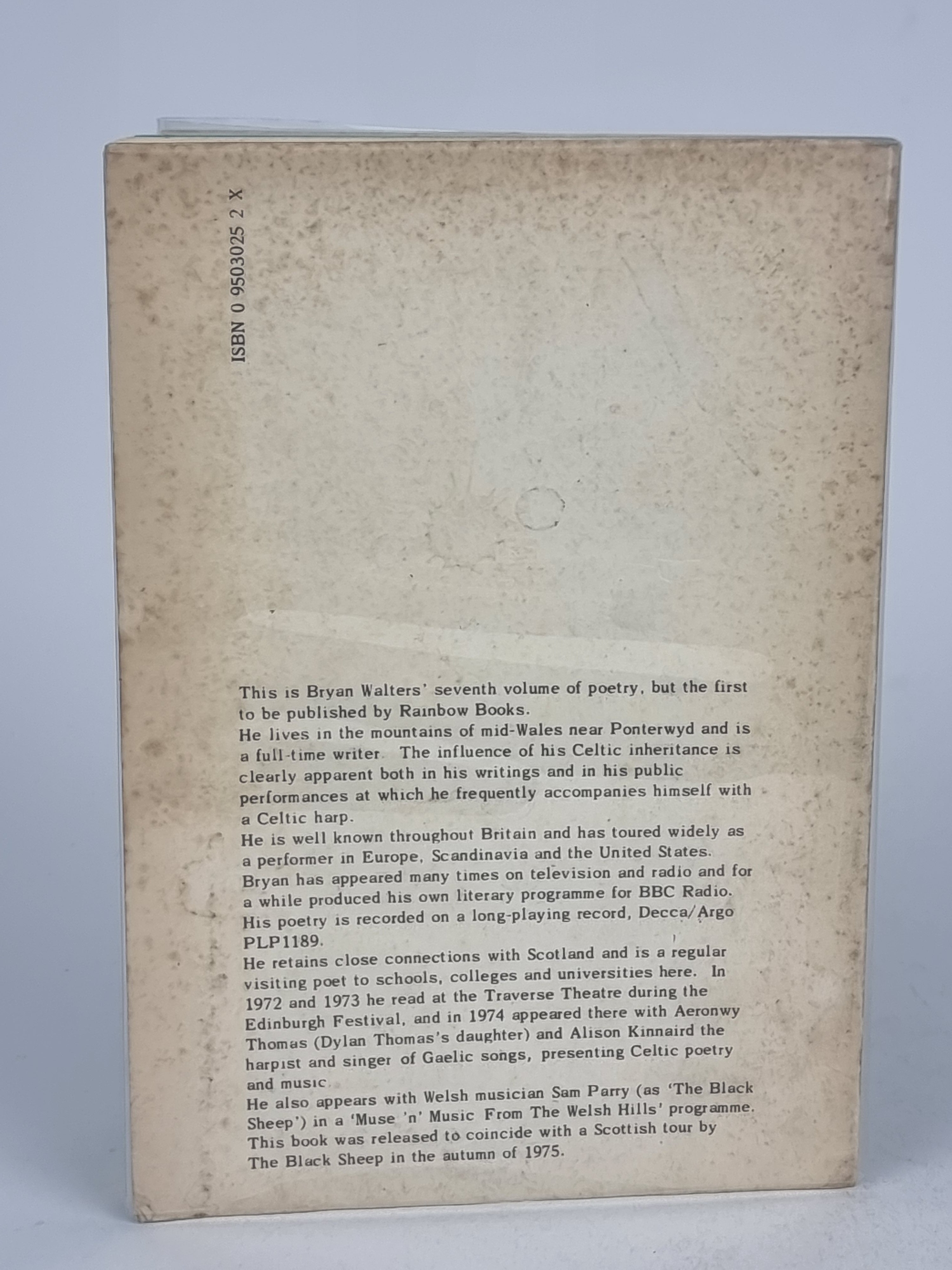 Fyrish: Poems, Bryan Walters — 1st Edition/Signed Presentation Copy