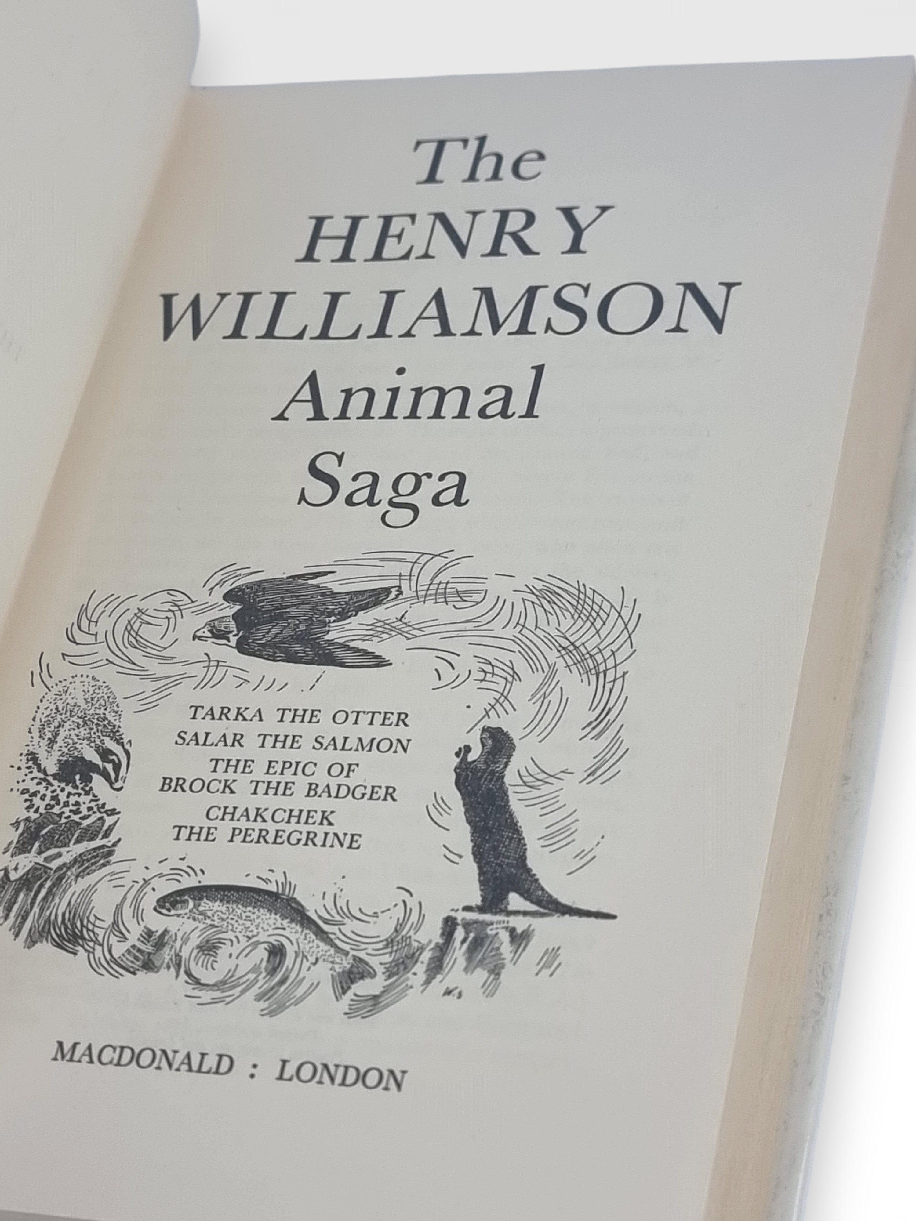 The Henry Williamson Animal Saga — 1st Edition