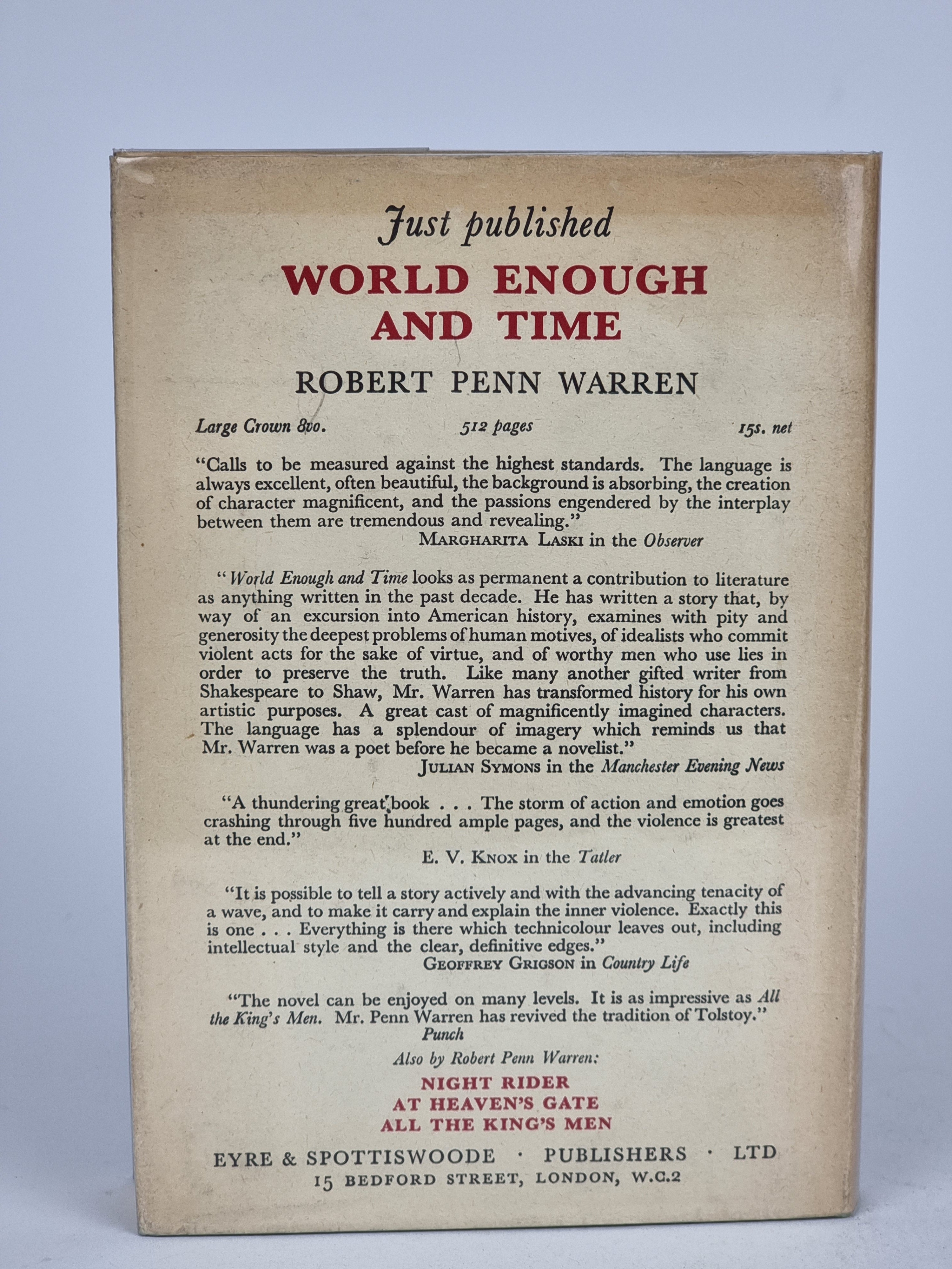 The Circus in the Attic, Robert Penn Warren — 1st Edition