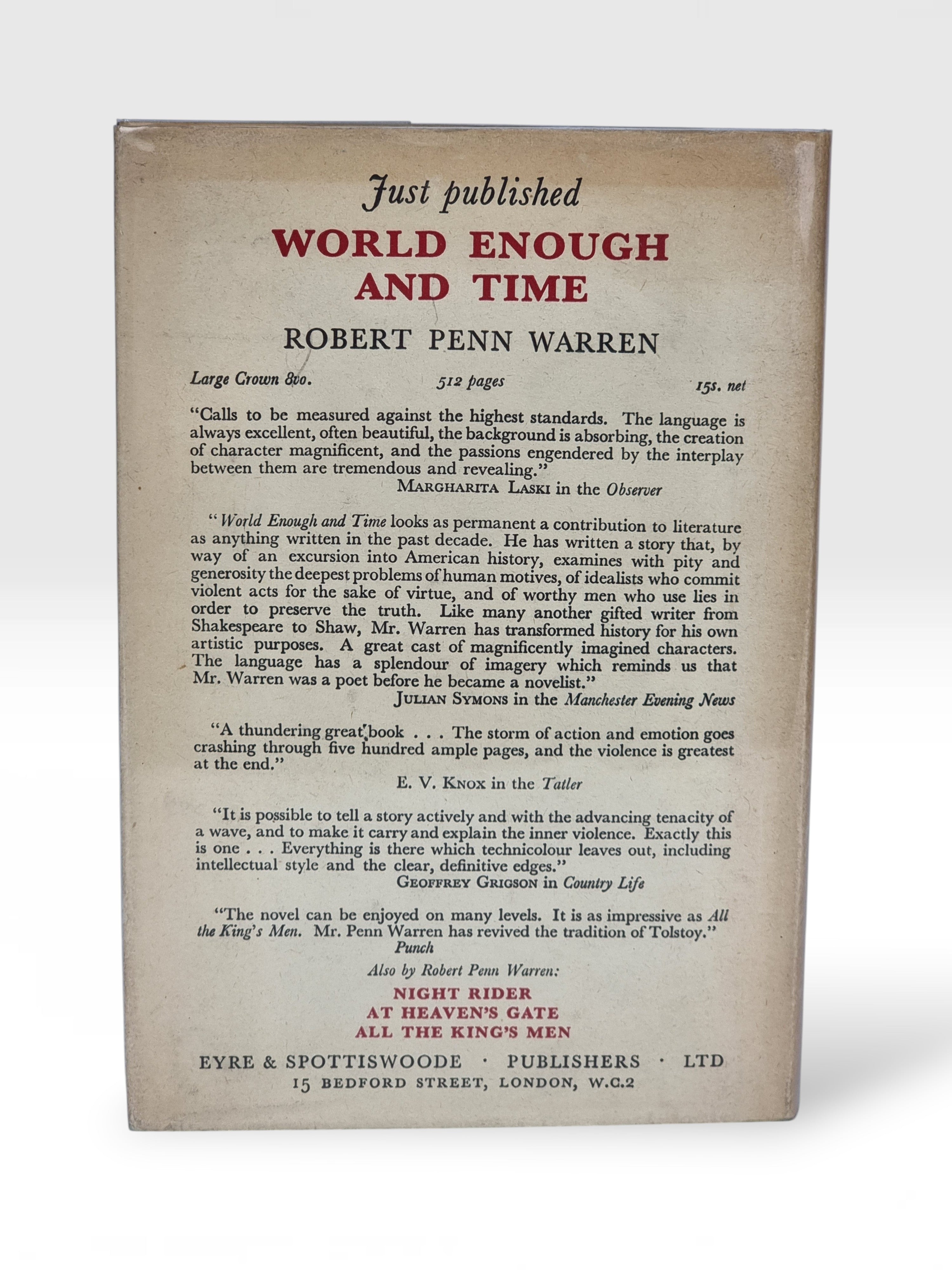 The Circus in the Attic, Robert Penn Warren — 1st Edition