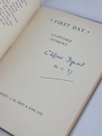 First Day, Clifford Dyment — 1st Edition, Signed