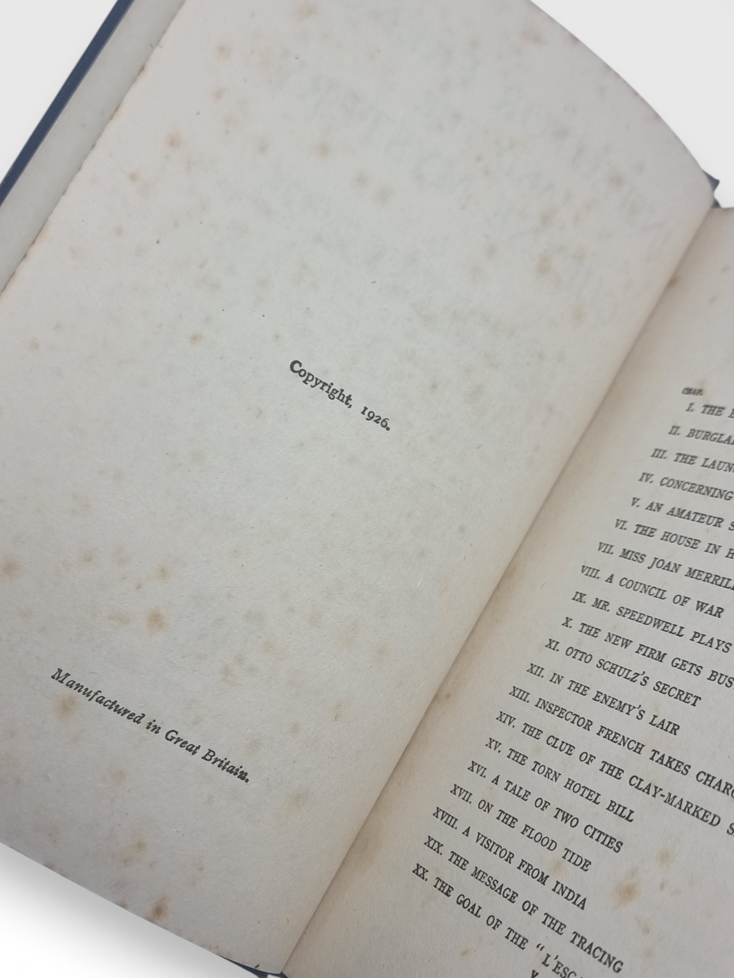 Inspector French and the Cheyne Mystery, Freeman Wills Crofts — 1st Edition