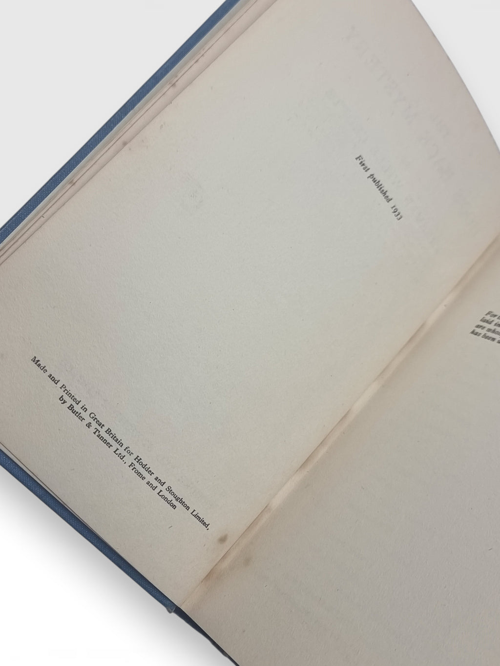 The Hog's Back Mystery, Freeman Wills Crofts — 1st Edition / Printing