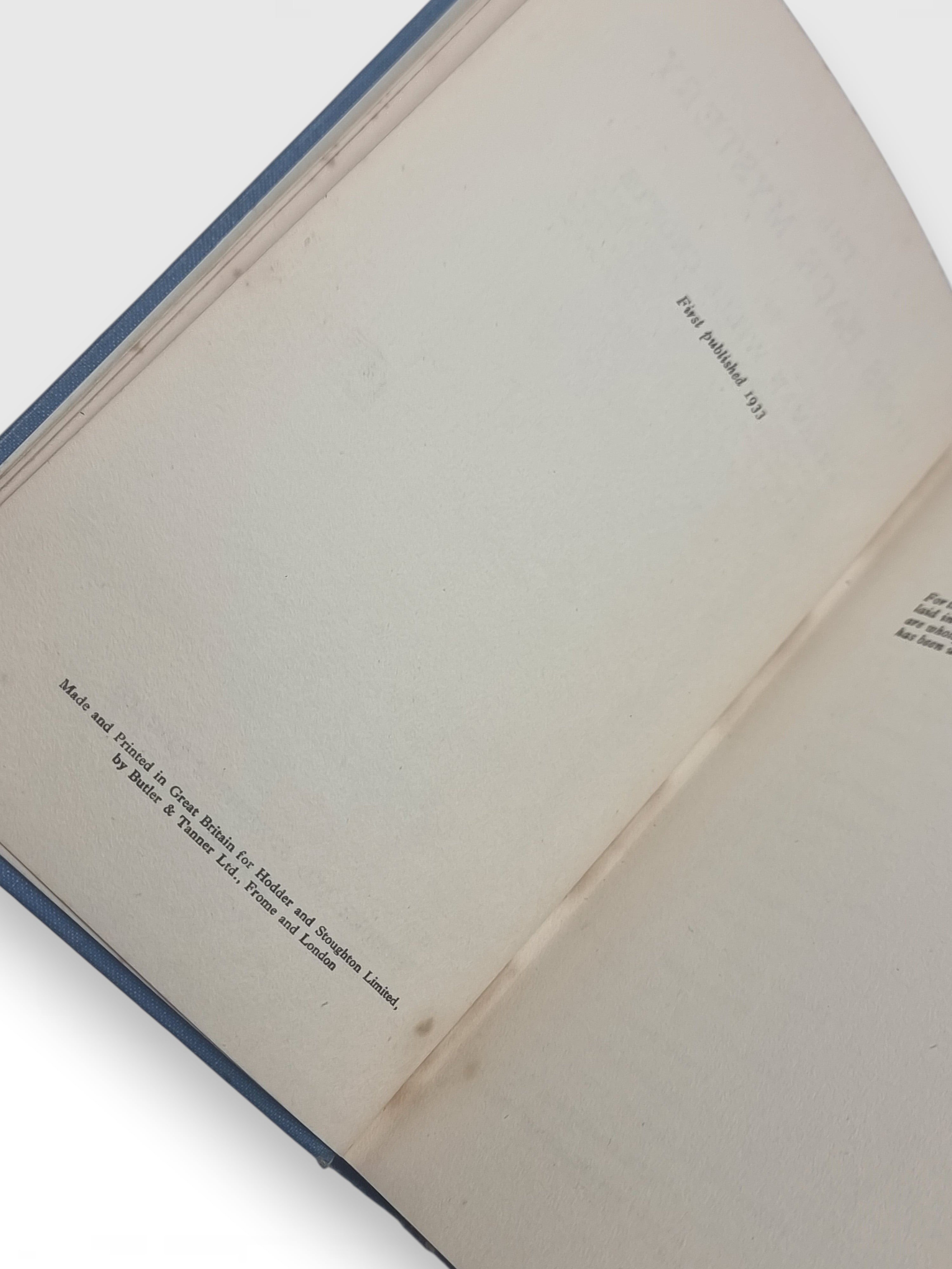 The Hog's Back Mystery, Freeman Wills Crofts — 1st Edition / Printing