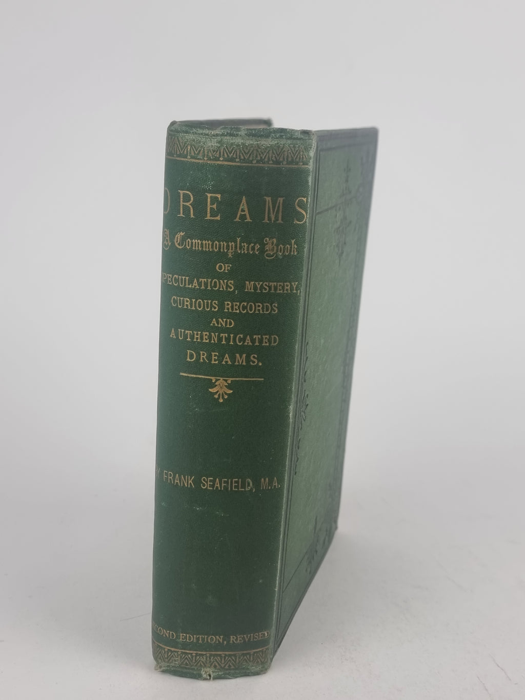 Dreams: A Commonplace Book of Speculations... Frank Seafield — 2nd Edition