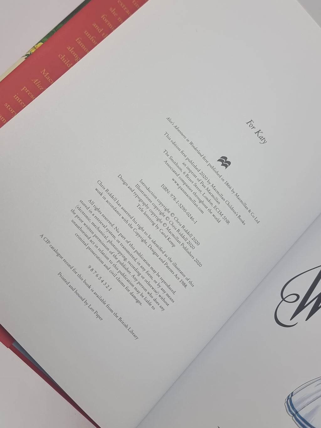 Alice's Adventures in Wonderland, Chris Riddell — 1st Edition