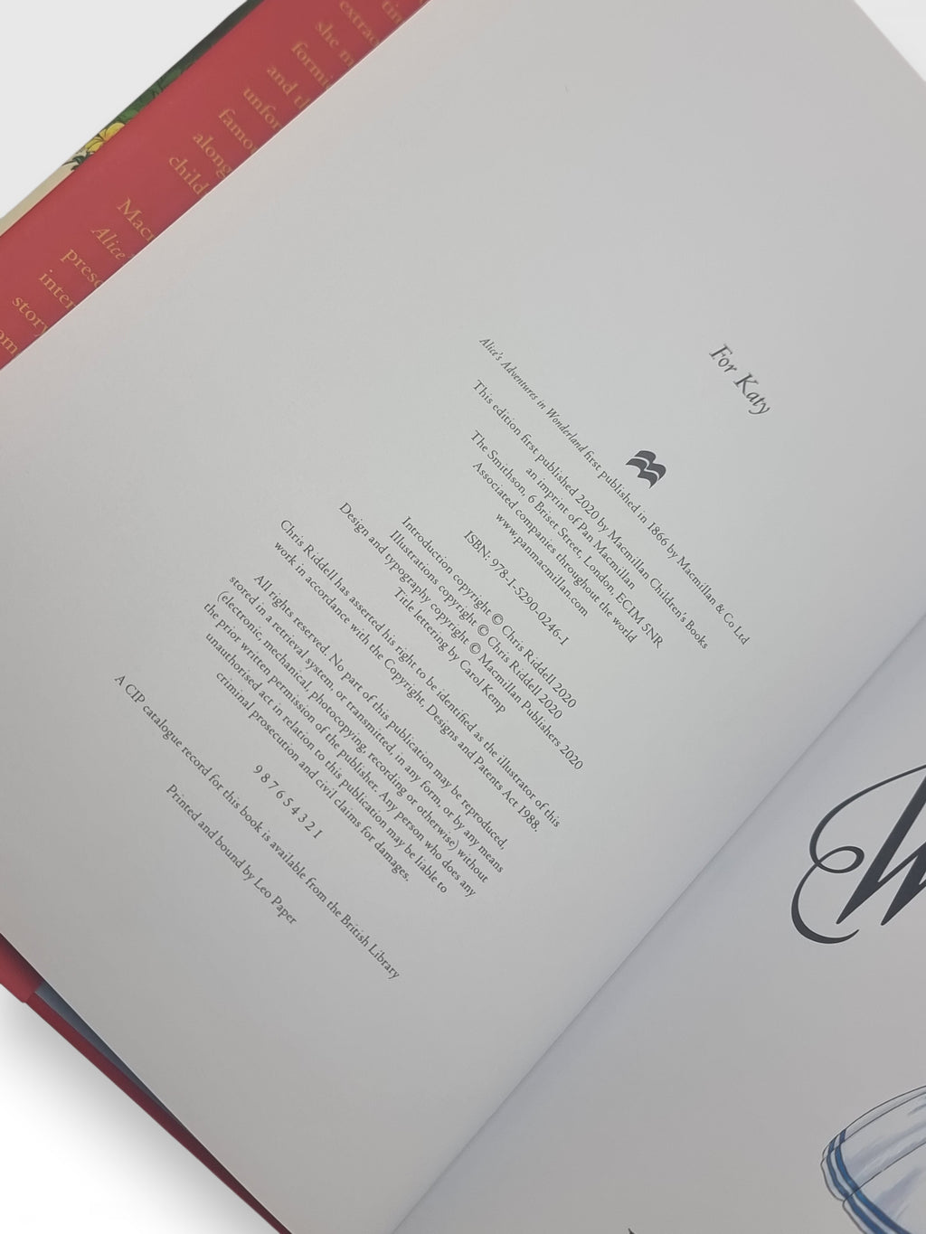 Alice's Adventures in Wonderland, Chris Riddell — 1st Edition