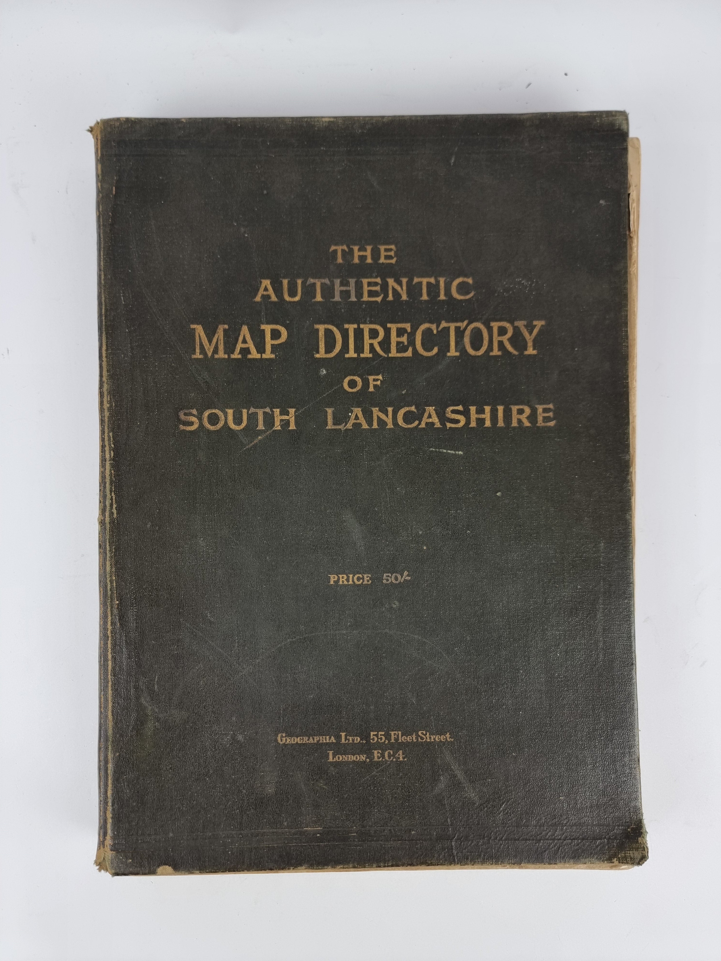 The Authentic Map Directory of South Lancashire, (edited by) James Bain — 1st Ed