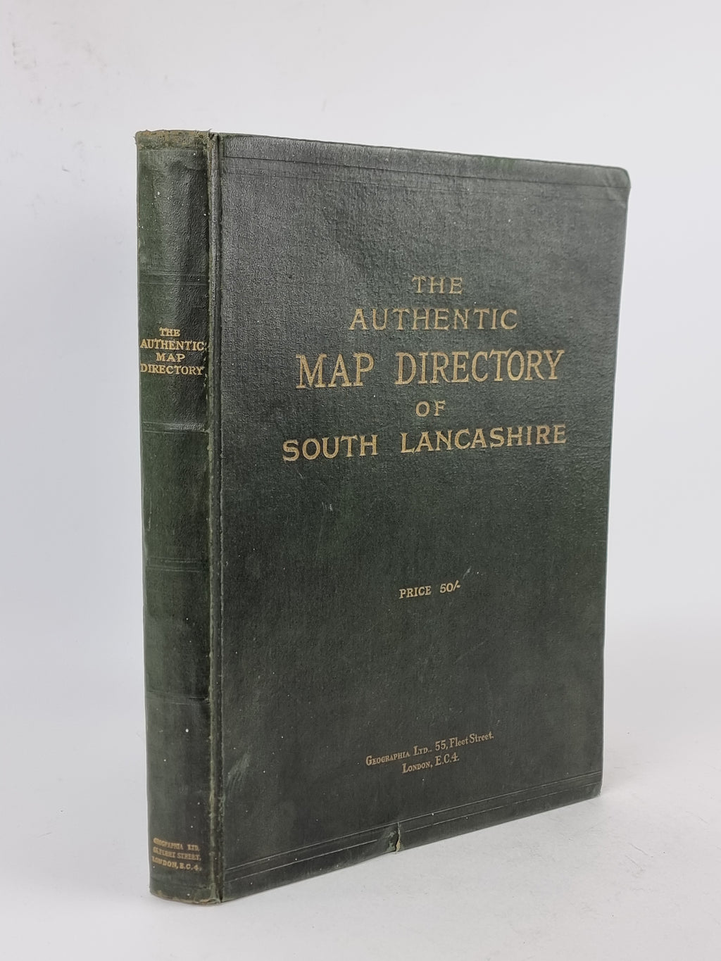 The Authentic Map Directory of South Lancashire, (edited by) James Bain — 1st Ed