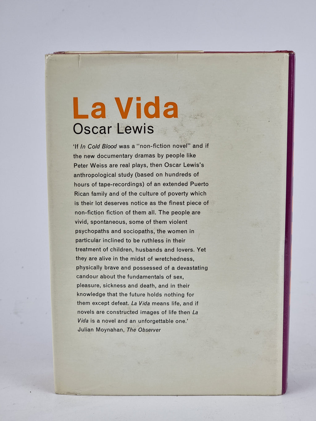 La Vida, Oscar Lewis — 1st Edition