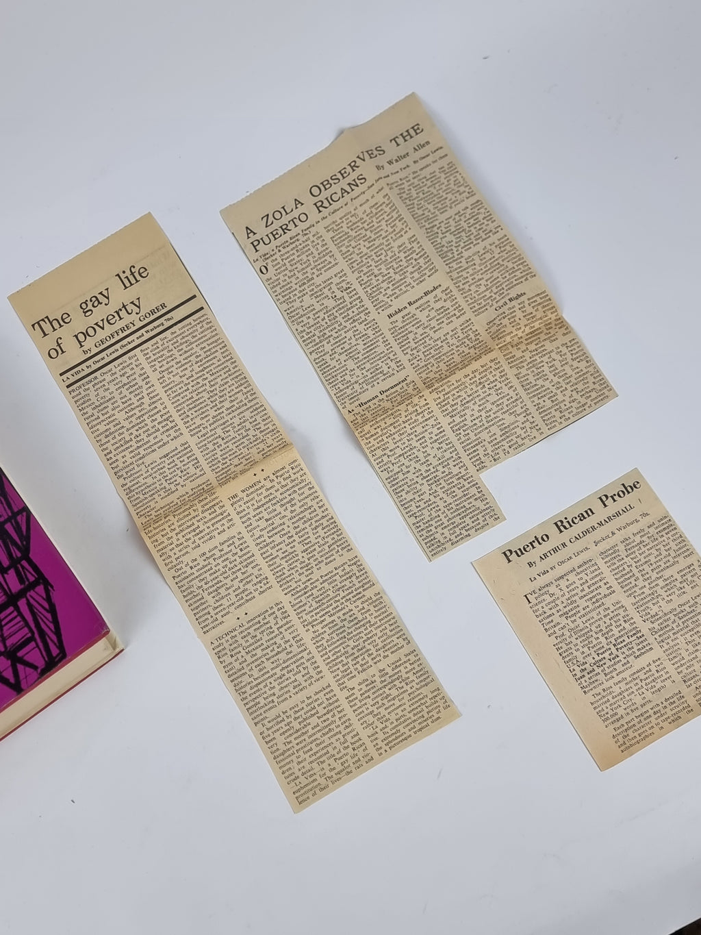 La Vida, Oscar Lewis — 1st Edition