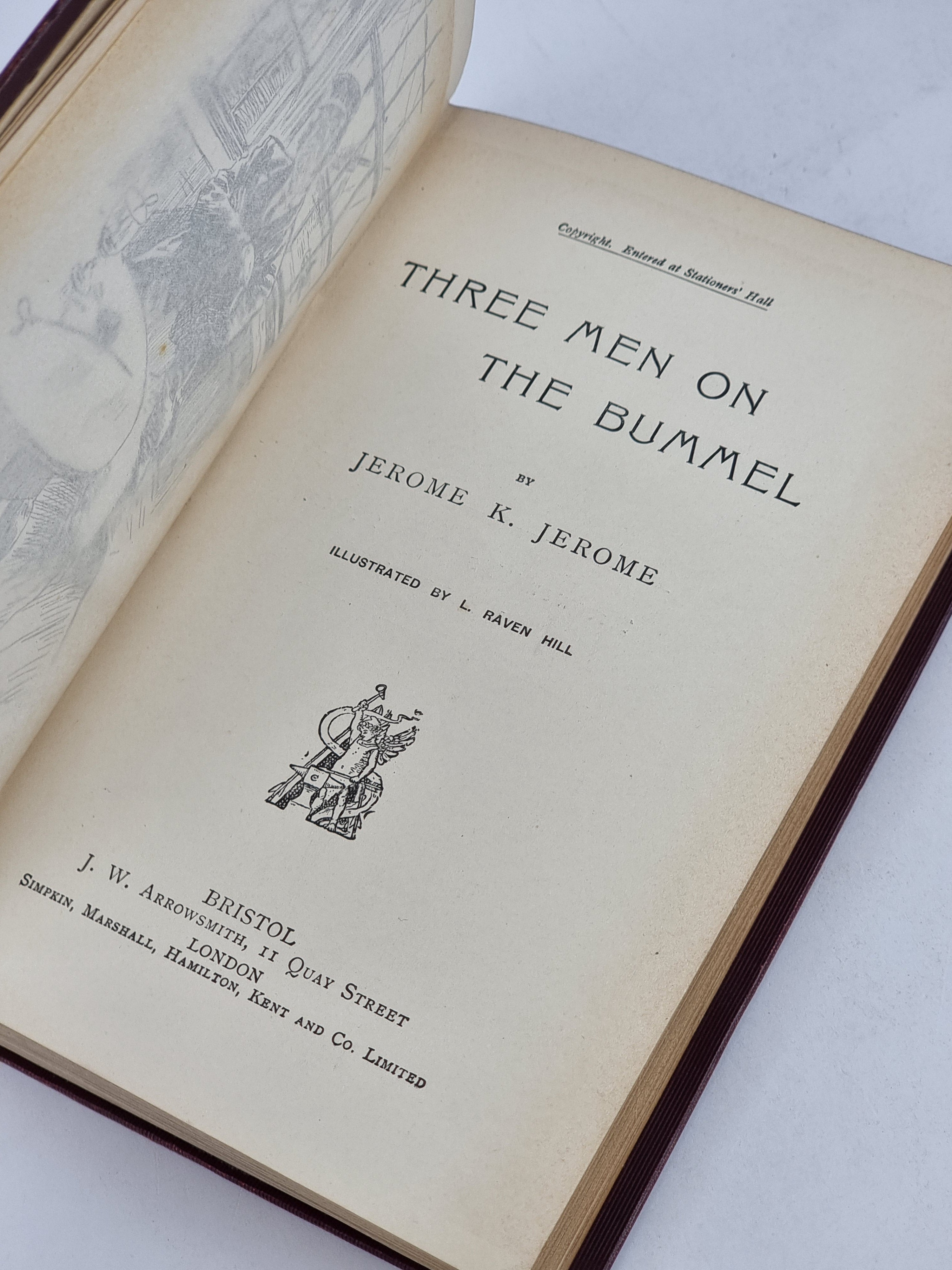 Three Men on the Bummel, Jerome K. Jerome — 1st Edition