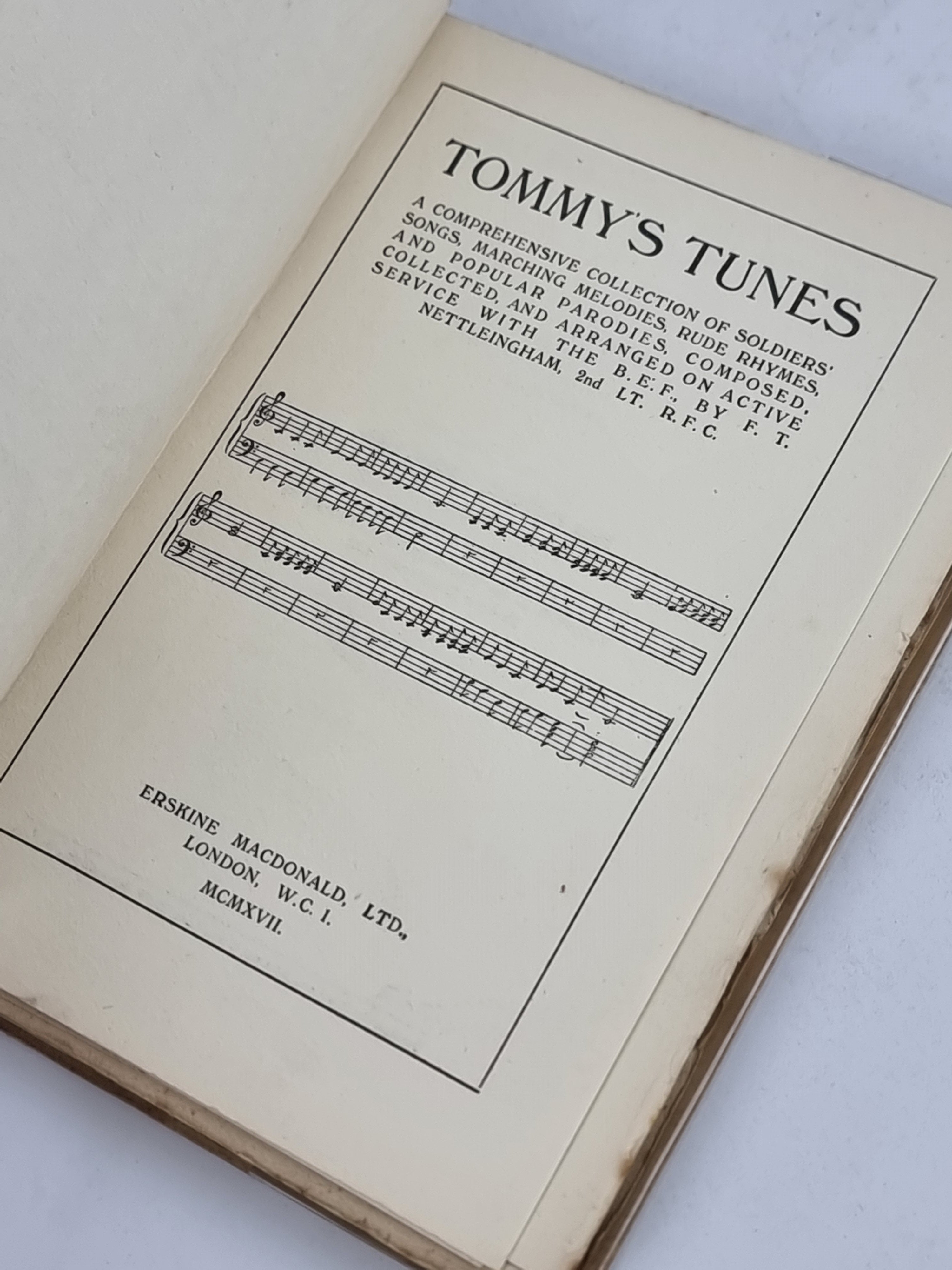 Tommy's Tunes, F. T. Nettleingham — 1st Edition