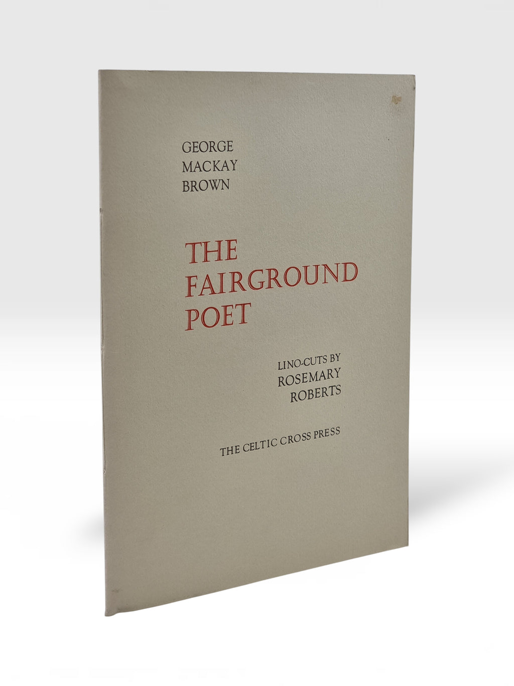 The Fairground Poet, George Mackay Brown — 1st Edition, Limited