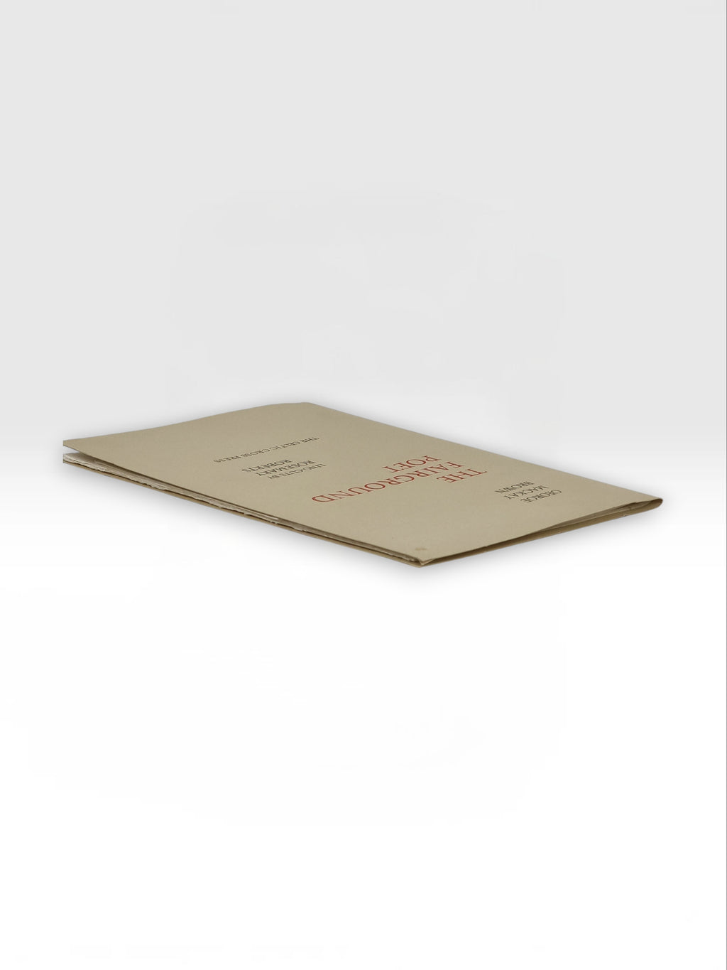 The Fairground Poet, George Mackay Brown — 1st Edition, Limited