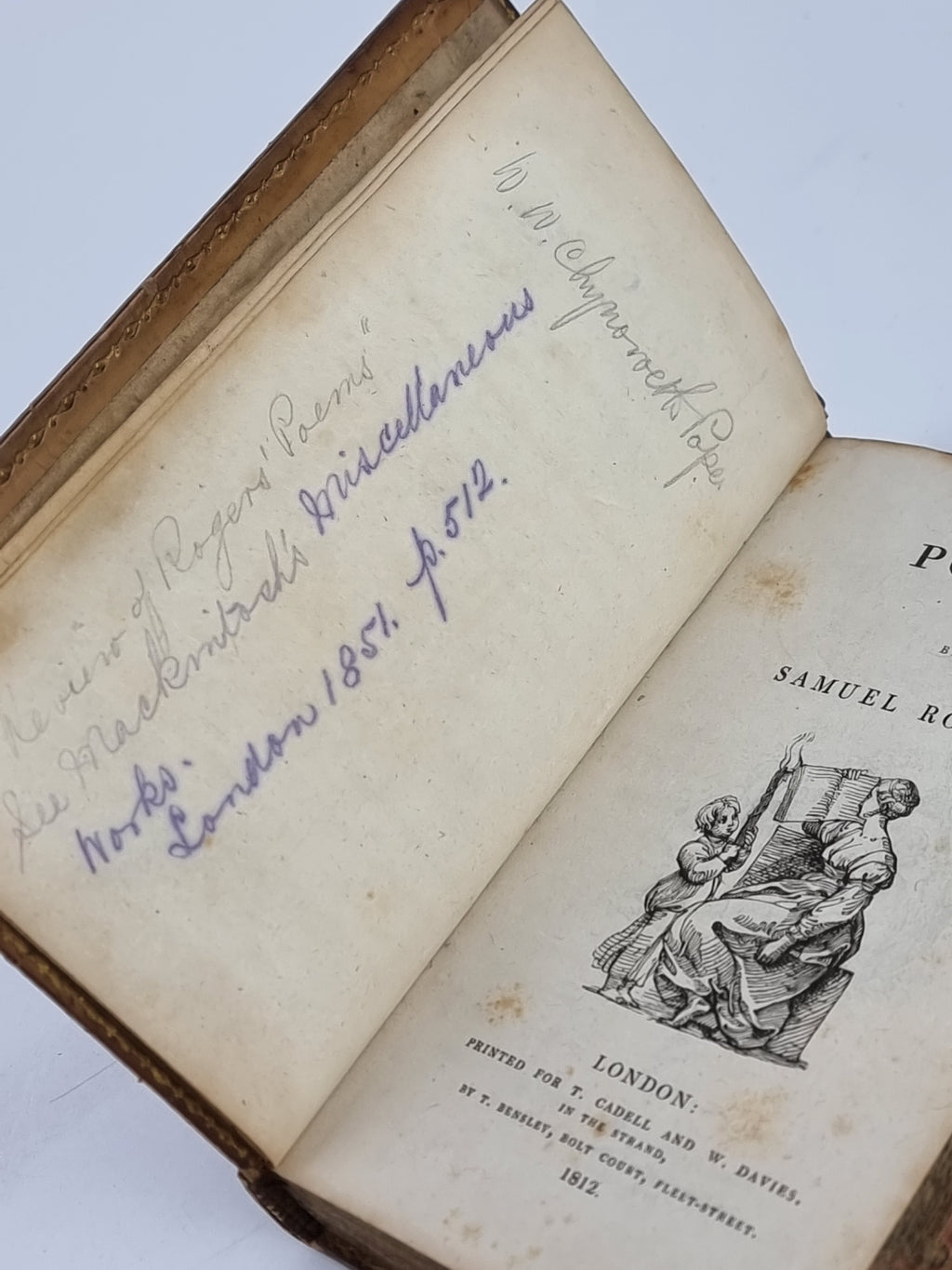Poems, Samuel Rogers — 1st Collected Edition