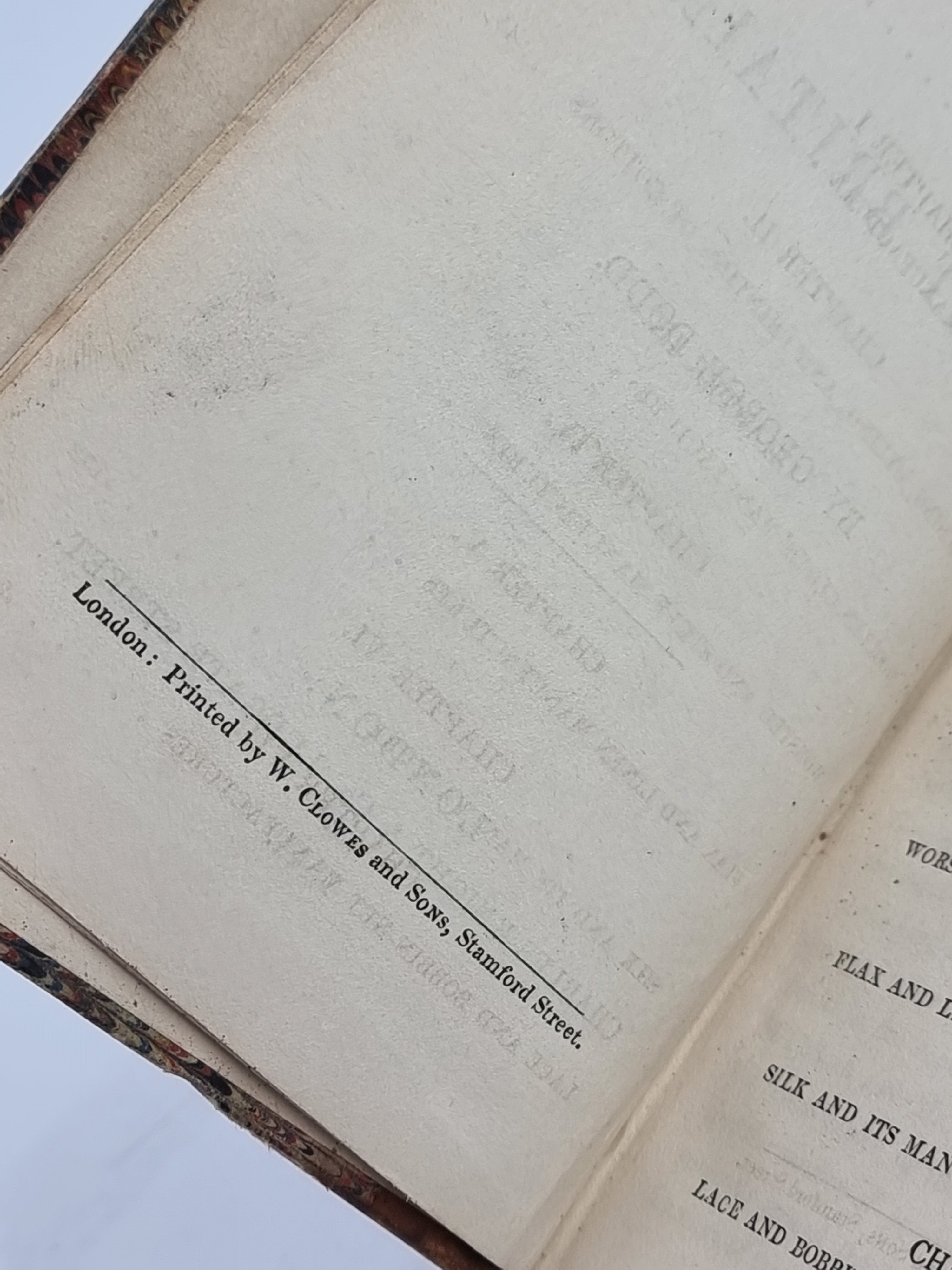 The Textile Manufactures of Great Britain... George Dodd — 1st Edition
