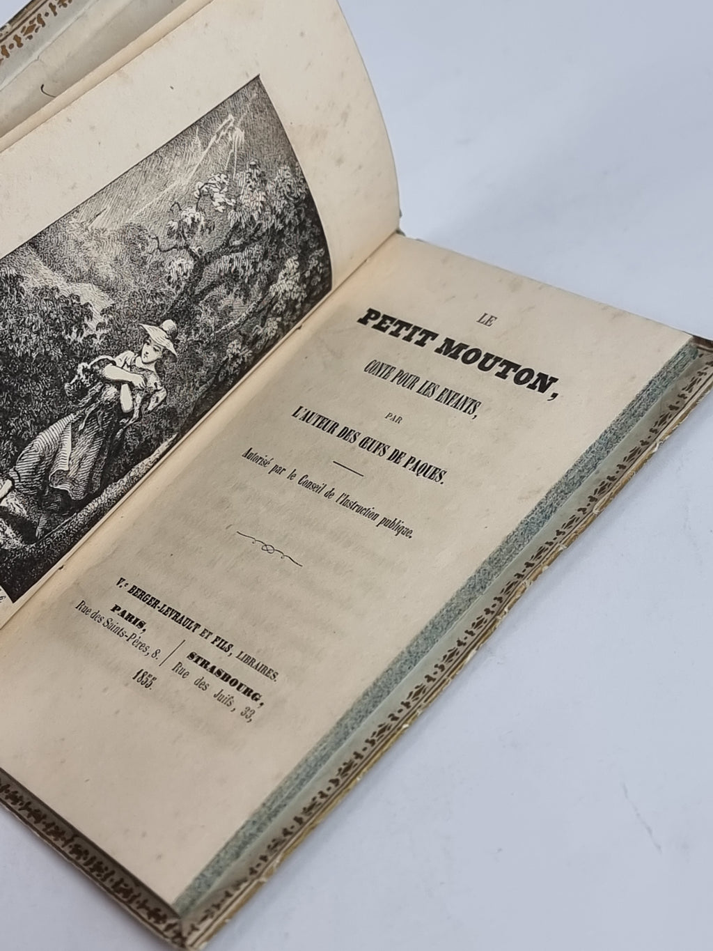 Le Petit Mouton, Conte pour les Enfants, Christoph von Schmid — 1855 Edition