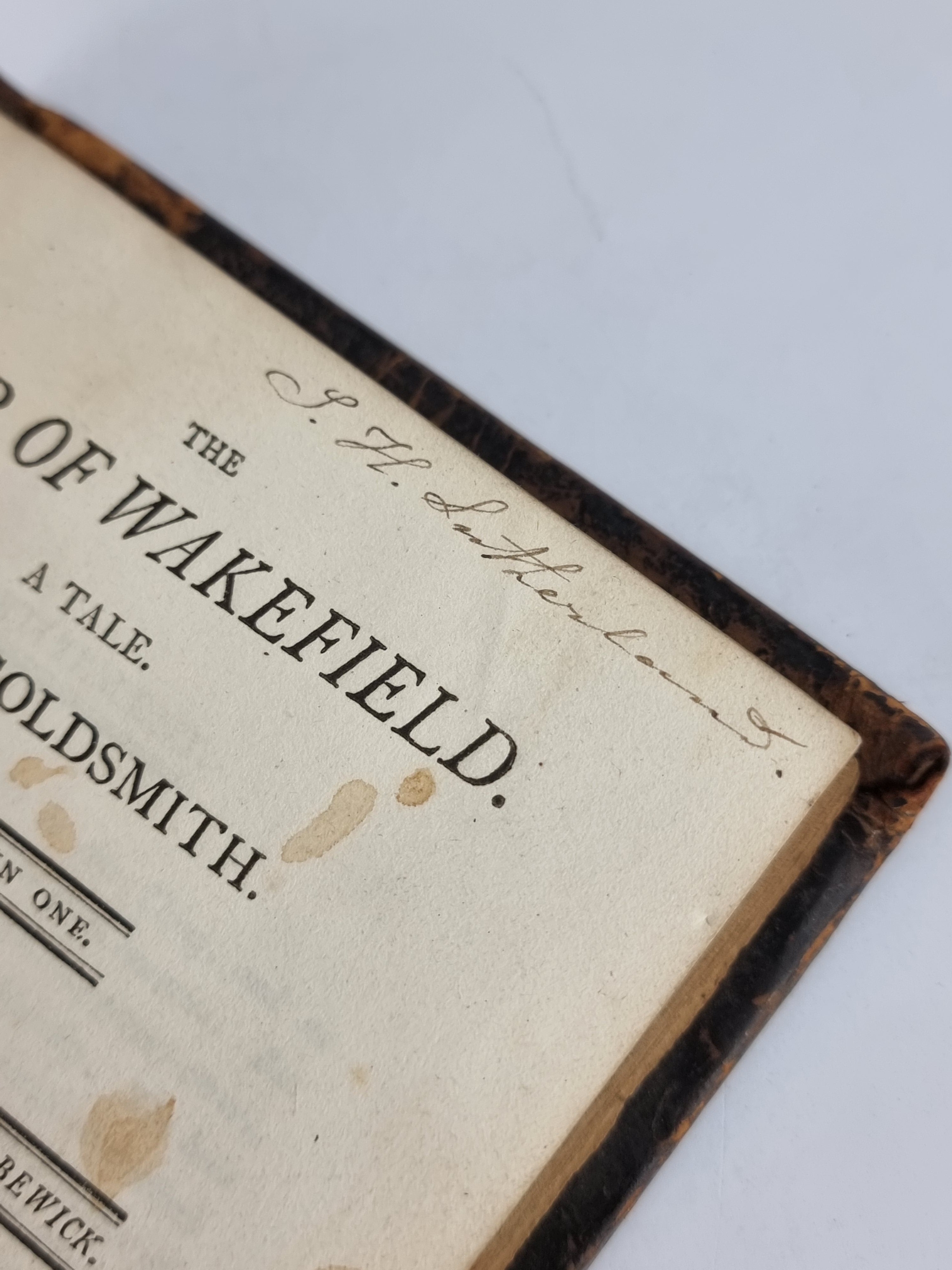 The Vicar of Wakefield. A Tale., Dr. Oliver Goldsmith — 1st Edition Thus