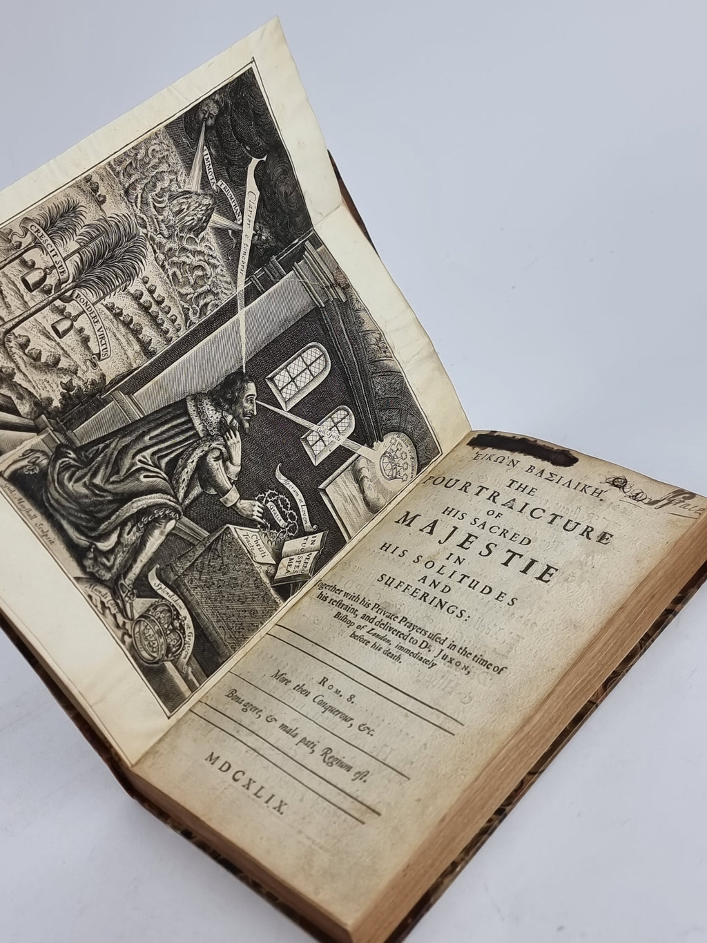 Eikon Basilike. The Pourtraicture of His Sacred Majestie... King Charles I — Early Issue (Madan 125)