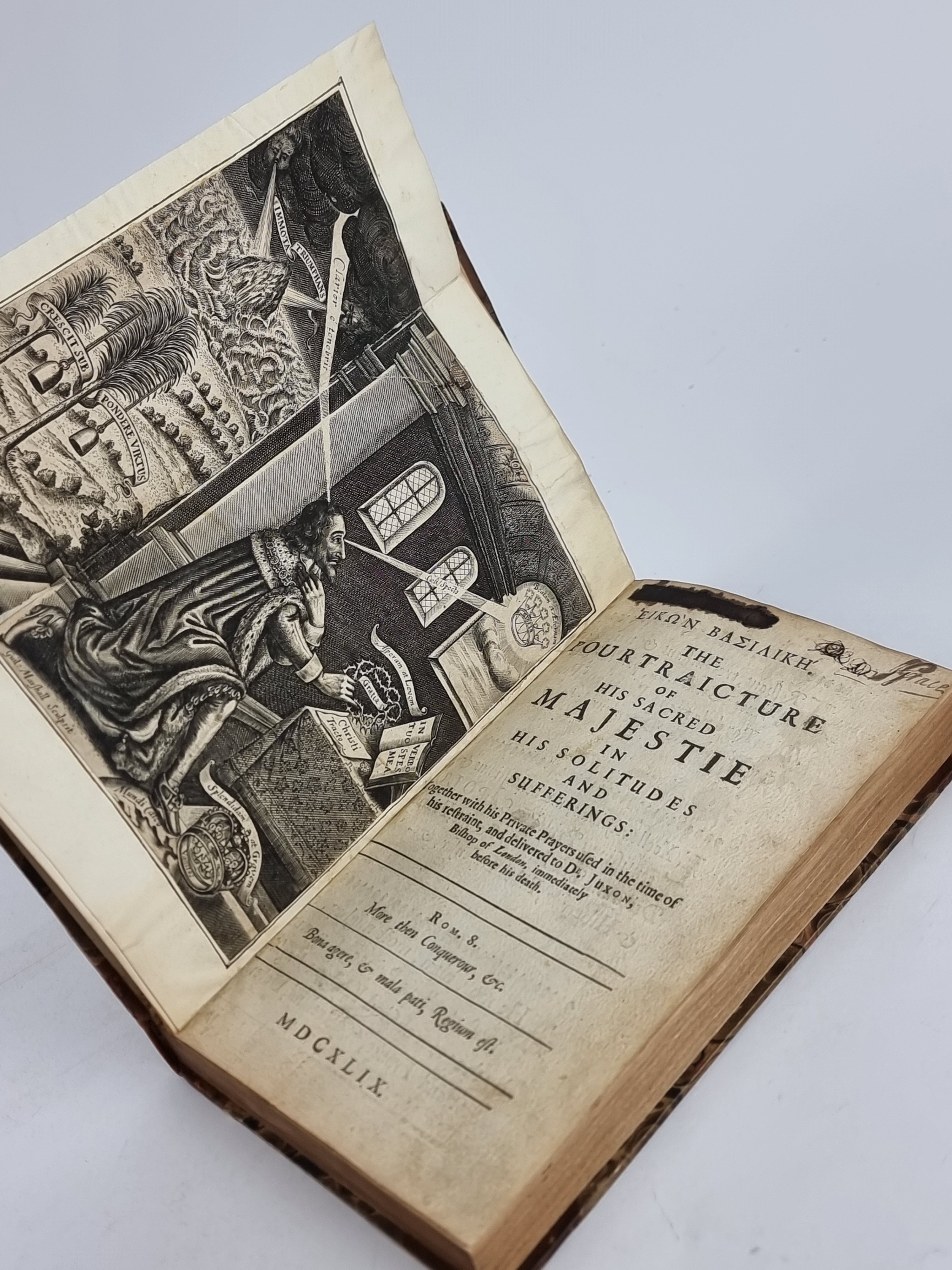 Eikon Basilike. The Pourtraicture of His Sacred Majestie... King Charles I — Early Issue (Madan 125)