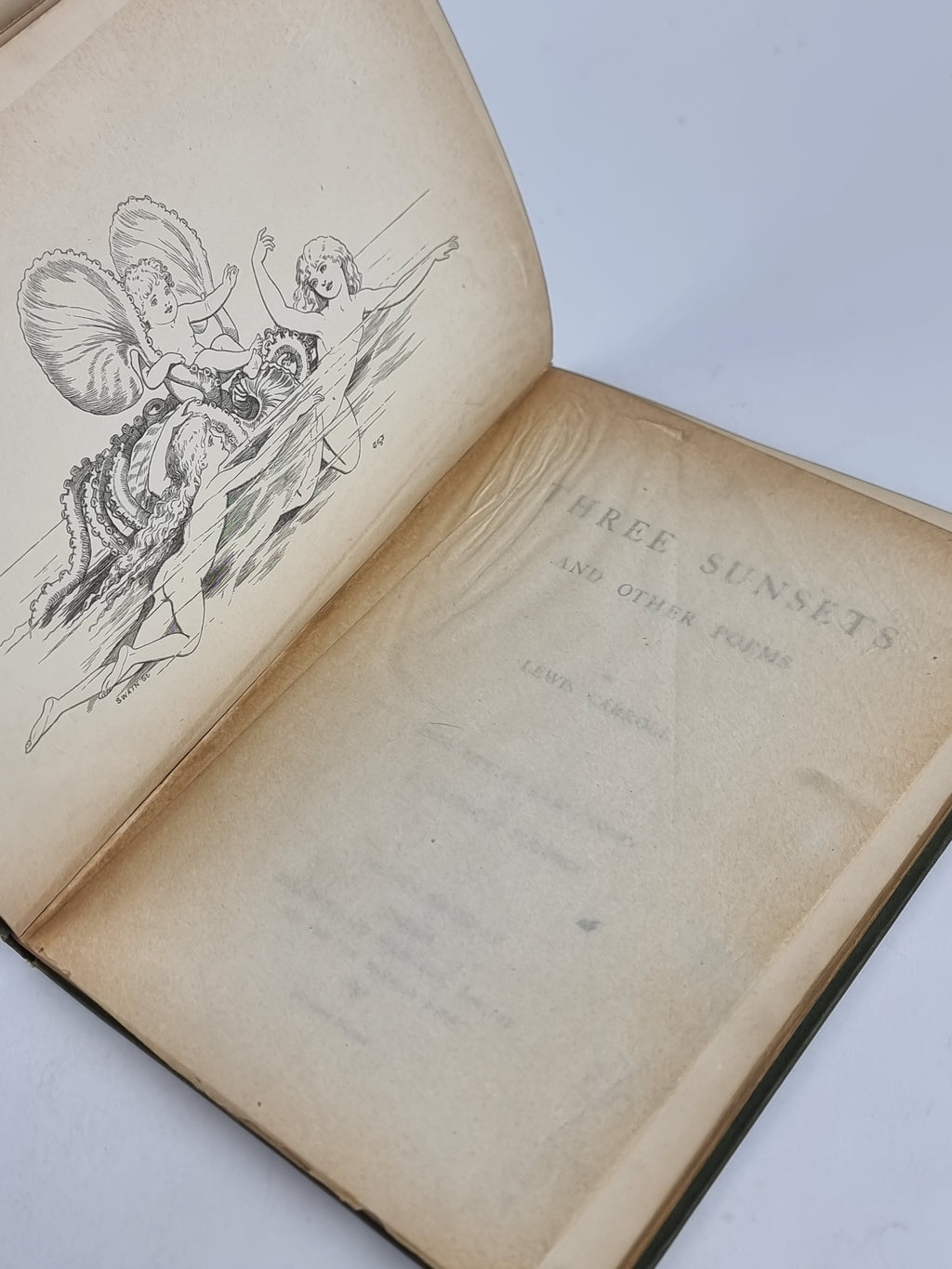 Three Sunsets and Other Poems, Lewis Carroll — 1st Edition, 2nd Impression
