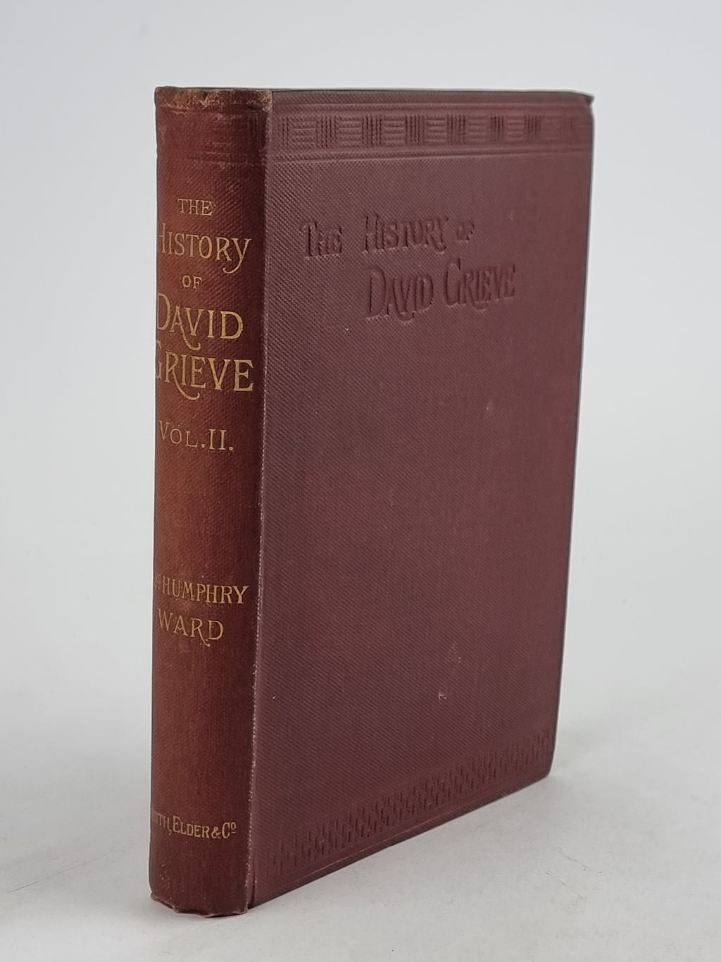 The History of David Grieve, Mrs. Humphry Ward — 1st Edition