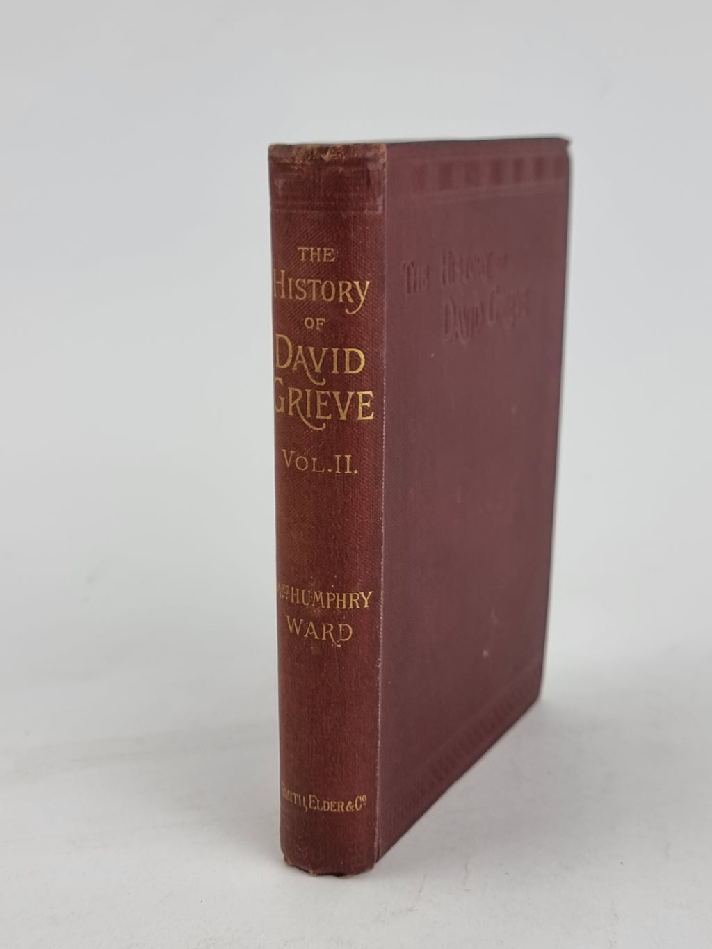 The History of David Grieve, Mrs. Humphry Ward — 1st Edition