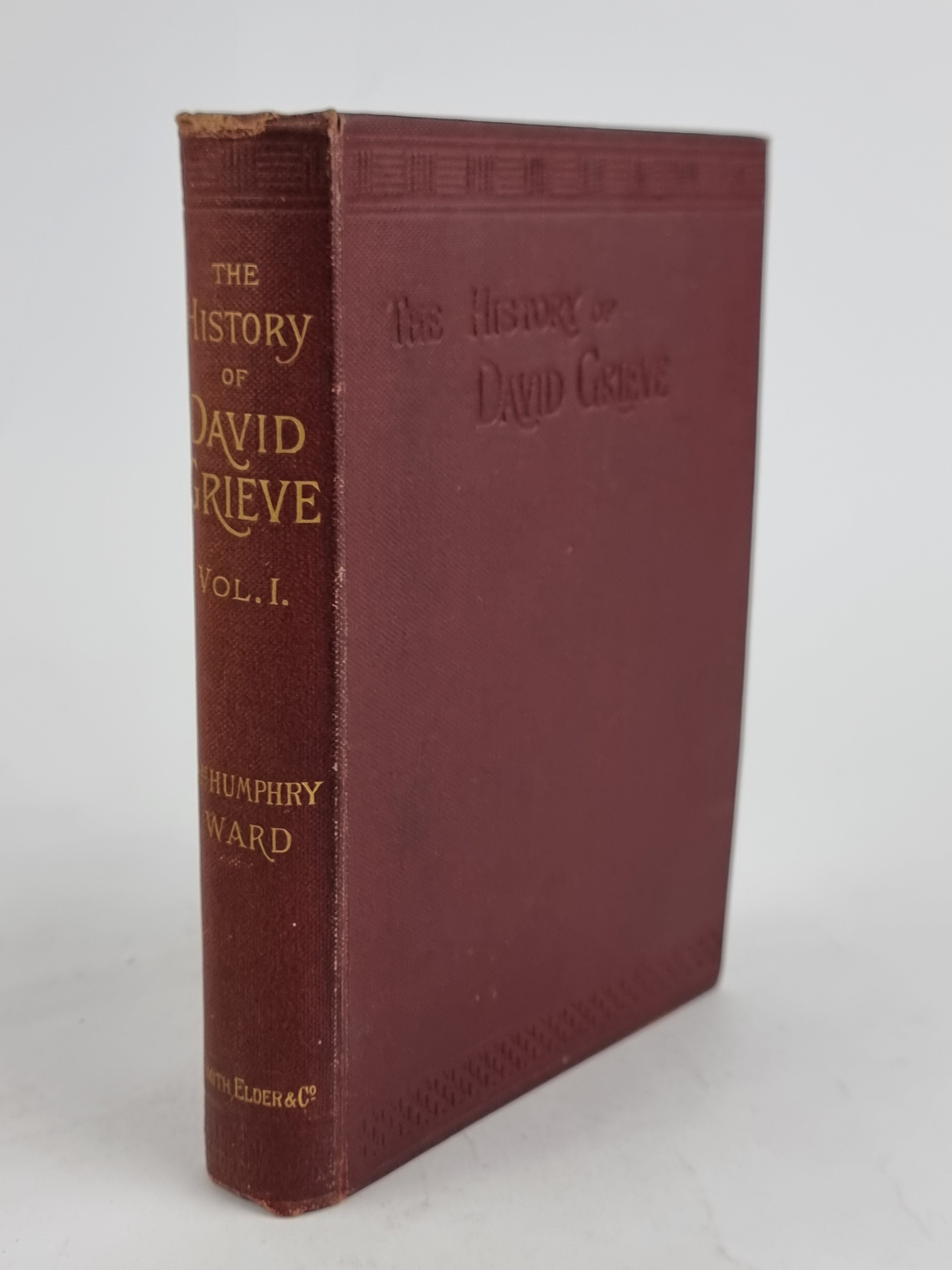 The History of David Grieve, Mrs. Humphry Ward — 1st Edition