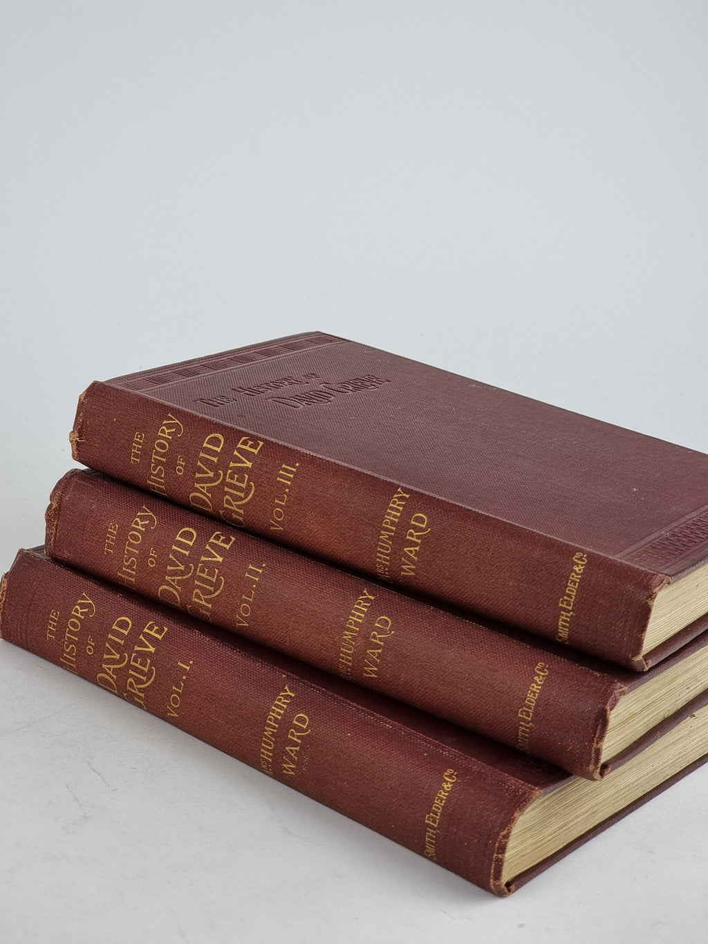 The History of David Grieve, Mrs. Humphry Ward — 1st Edition
