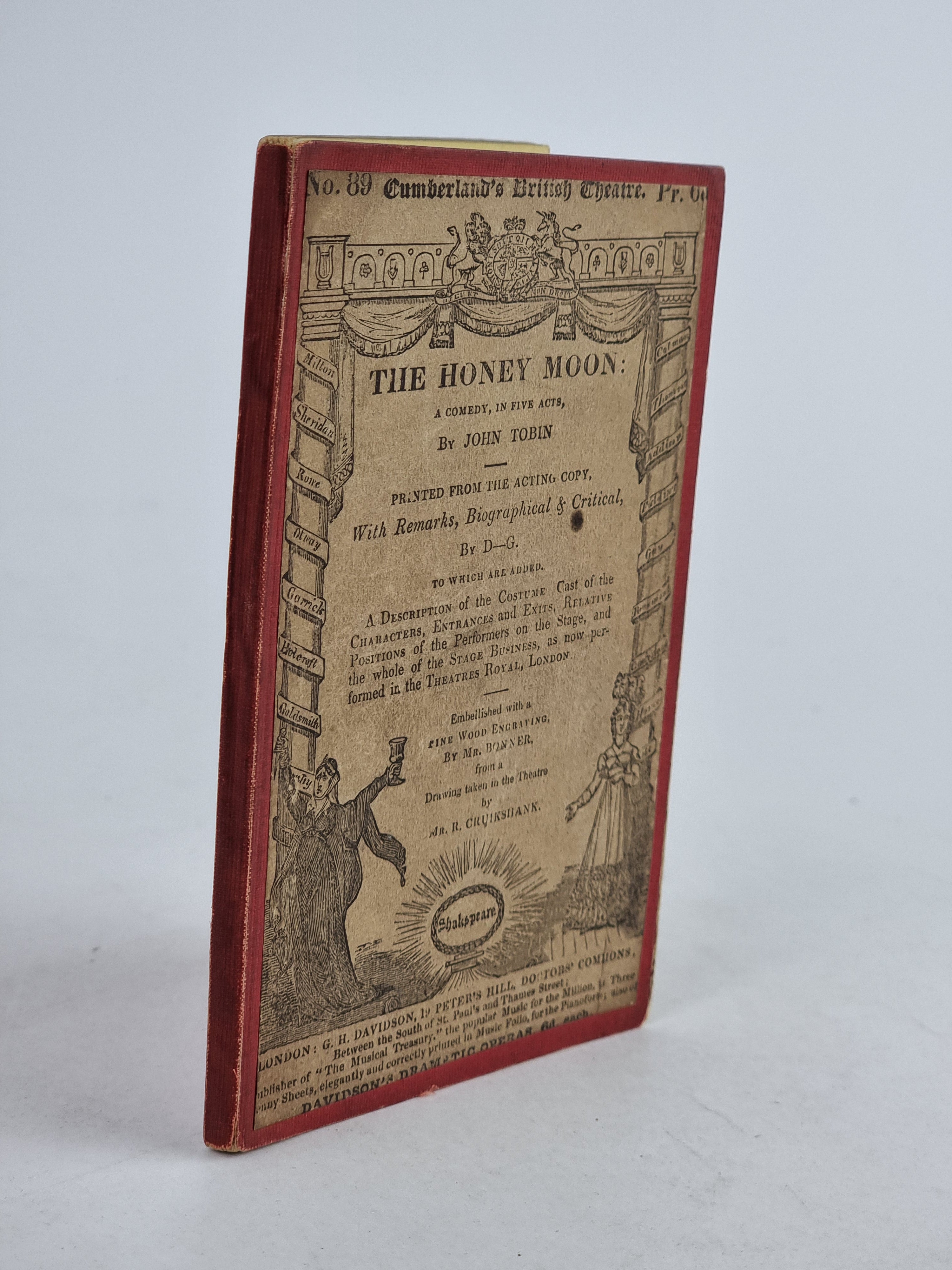 The Honey Moon: A Comedy, in Five Acts, John Tobin — Cumberland's British Theatre Ed